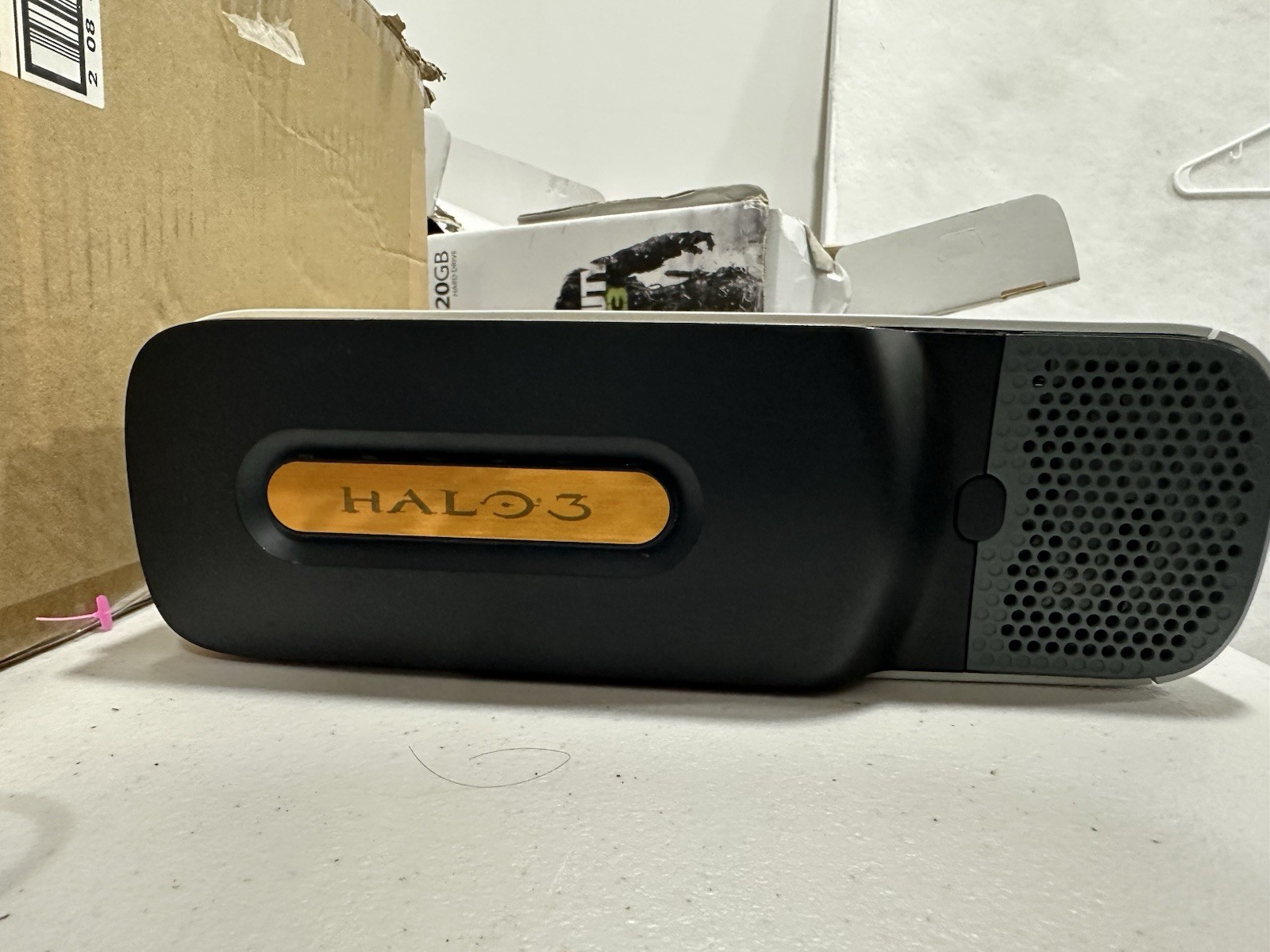 Microsoft Xbox 360 White W/ All Cables & Halo 3 Hard Drive – Tested (READ)