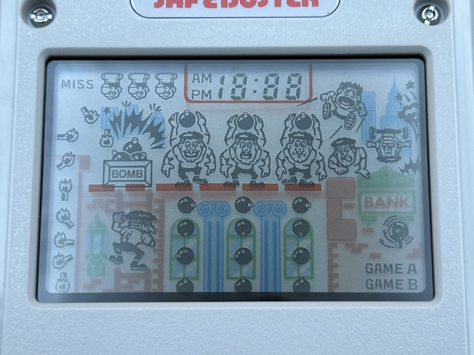 Nintendo Game & Watch SAFE BUSTER JB-63 MIB 1988 MINT IN BOX