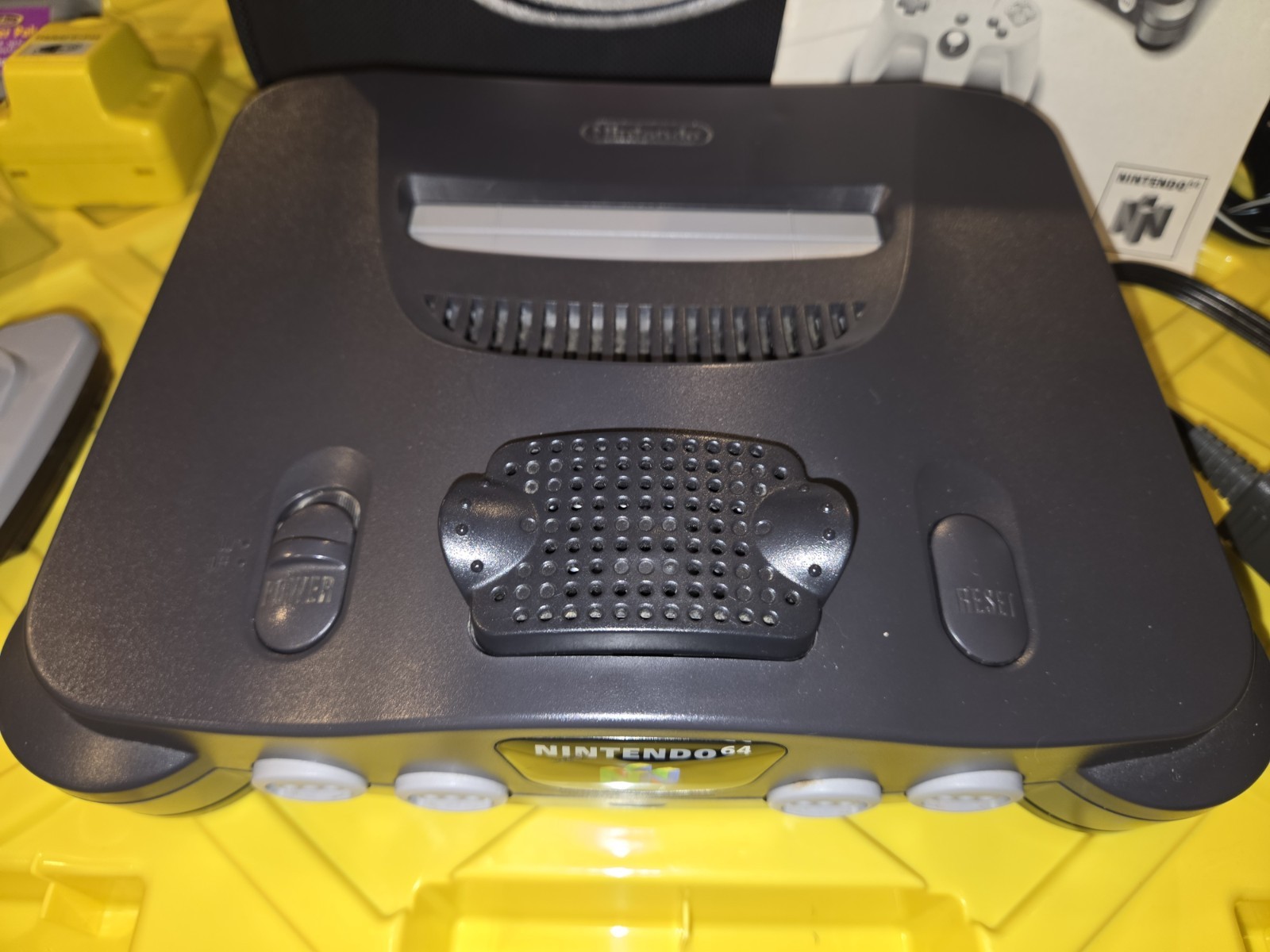 Nintendo 64 Console Bundle Expansion Pack, Controller, Transfer Pak, Memory Card