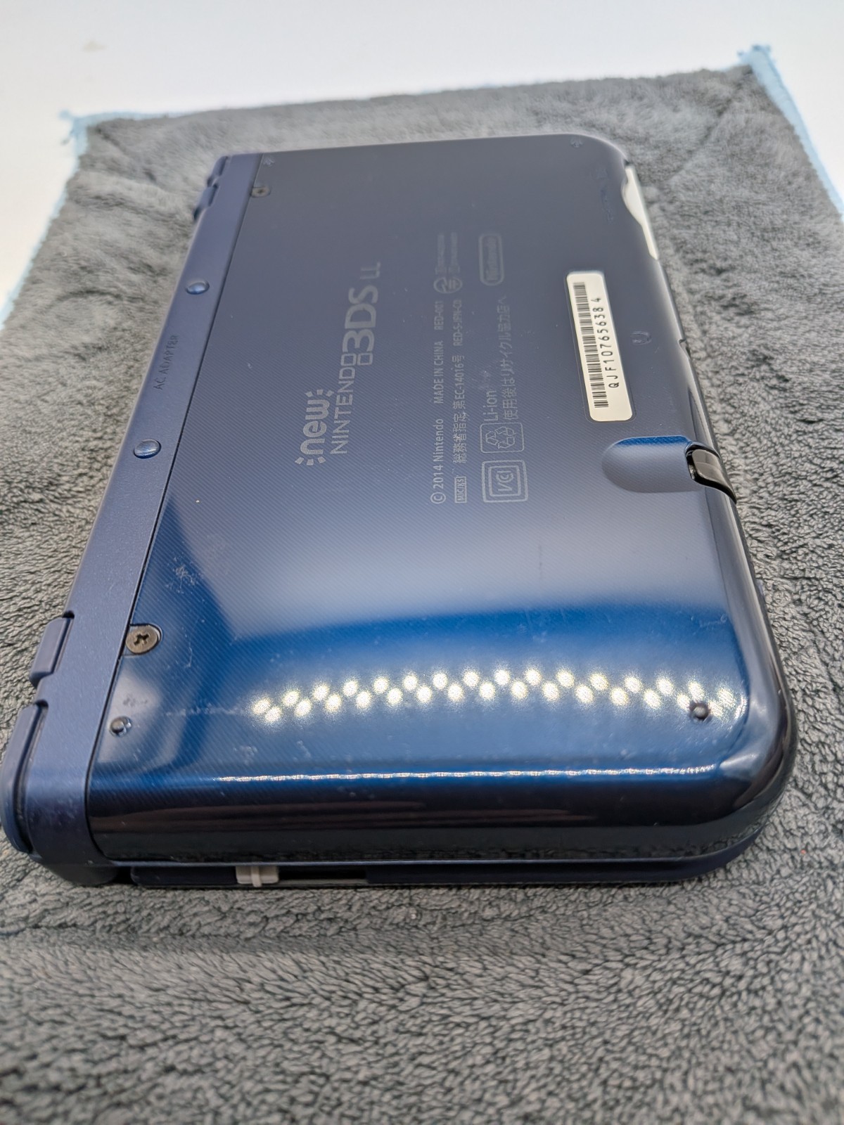 【Excellent5】Nintendo NEW 3DS LL XL Blue Handheld Used Game Console From Japan