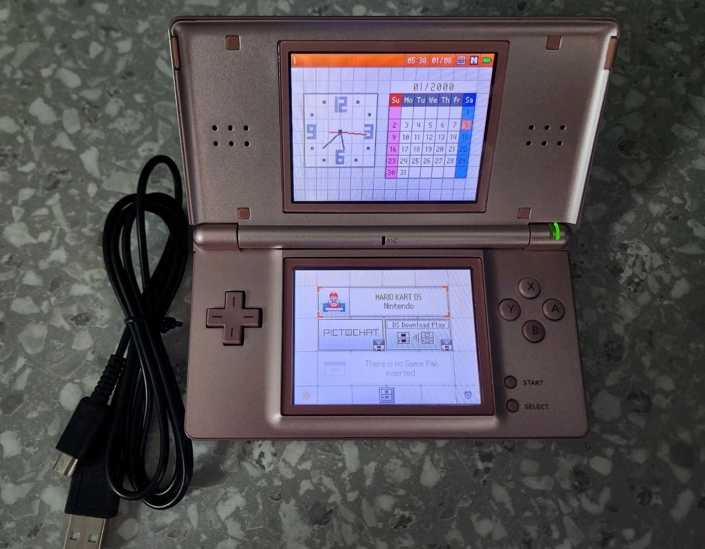 Nintendo DS Lite – Metallic Rose Nintendogs Edition 1