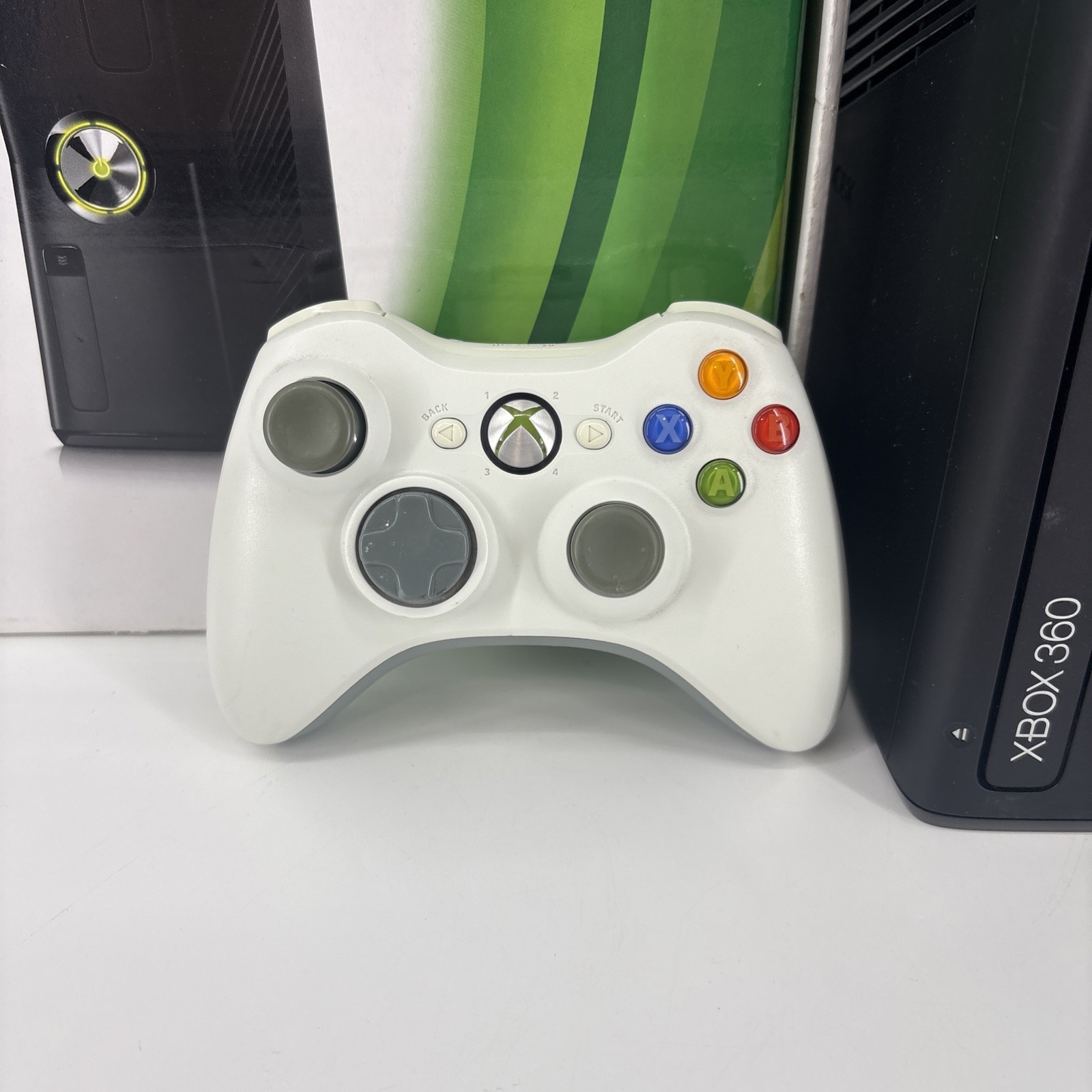 Microsoft Xbox 360 Slim 4GB Black Matte Console Model 1439 Complete In Box VGC