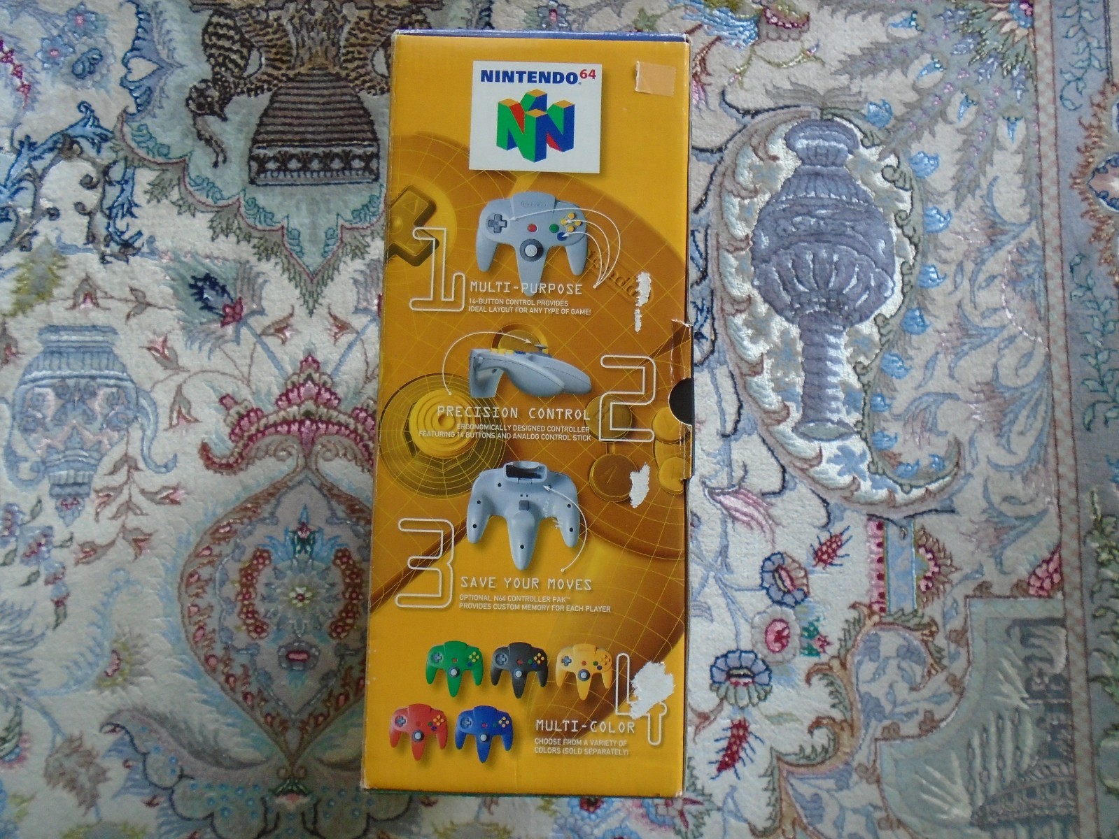 N64 Console NUS-001 w/ BOX, controller, cables, nintendo 64 TESTED
