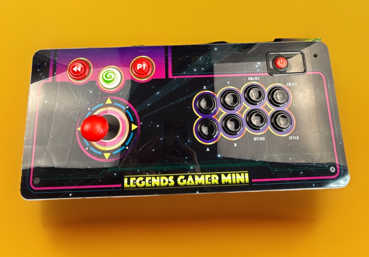 AtGames Legends Gamer Mini Joystick Controller Unit ONLY Untested 19”x9”x4” AsIs