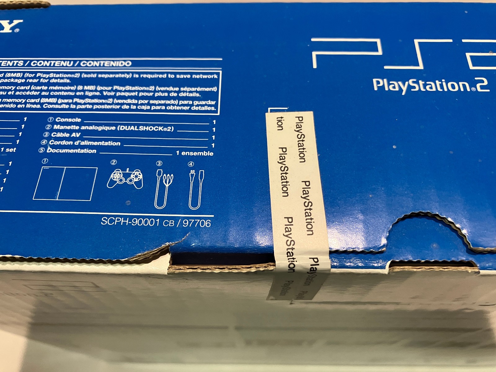 PS2 Slim Console NTSC USA/Canada SCPH-90001 Sony Playstation 2 System Black 2008