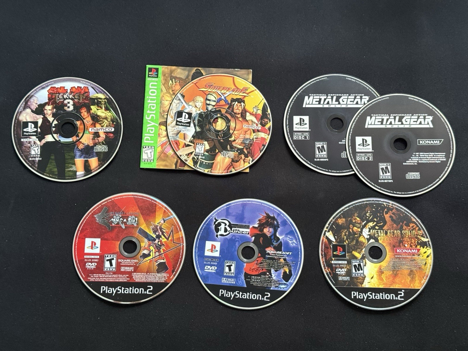 Sony PlayStation 2 Slim Bundle with 22 PS1 and PS2 Games | Tested and Working!