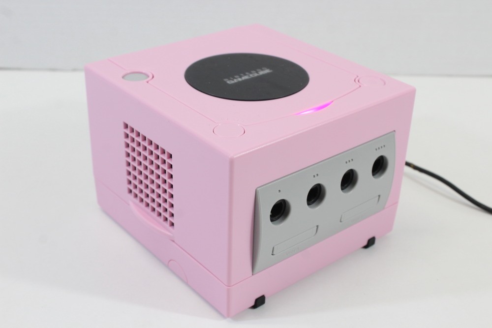 Nintendo Gamecube Pastel Pink Console Controller AC AV Memory Card NTSC-U/C US