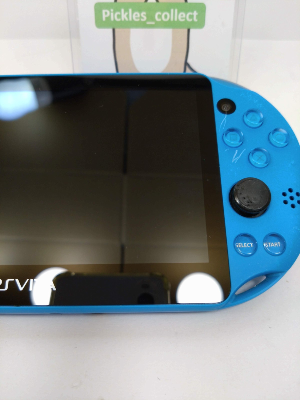 Sony PS Vita Aqua Blue PCH-2000 ZA23 w/16GB USB Wi-Fi PSV Slim Tested 0605G