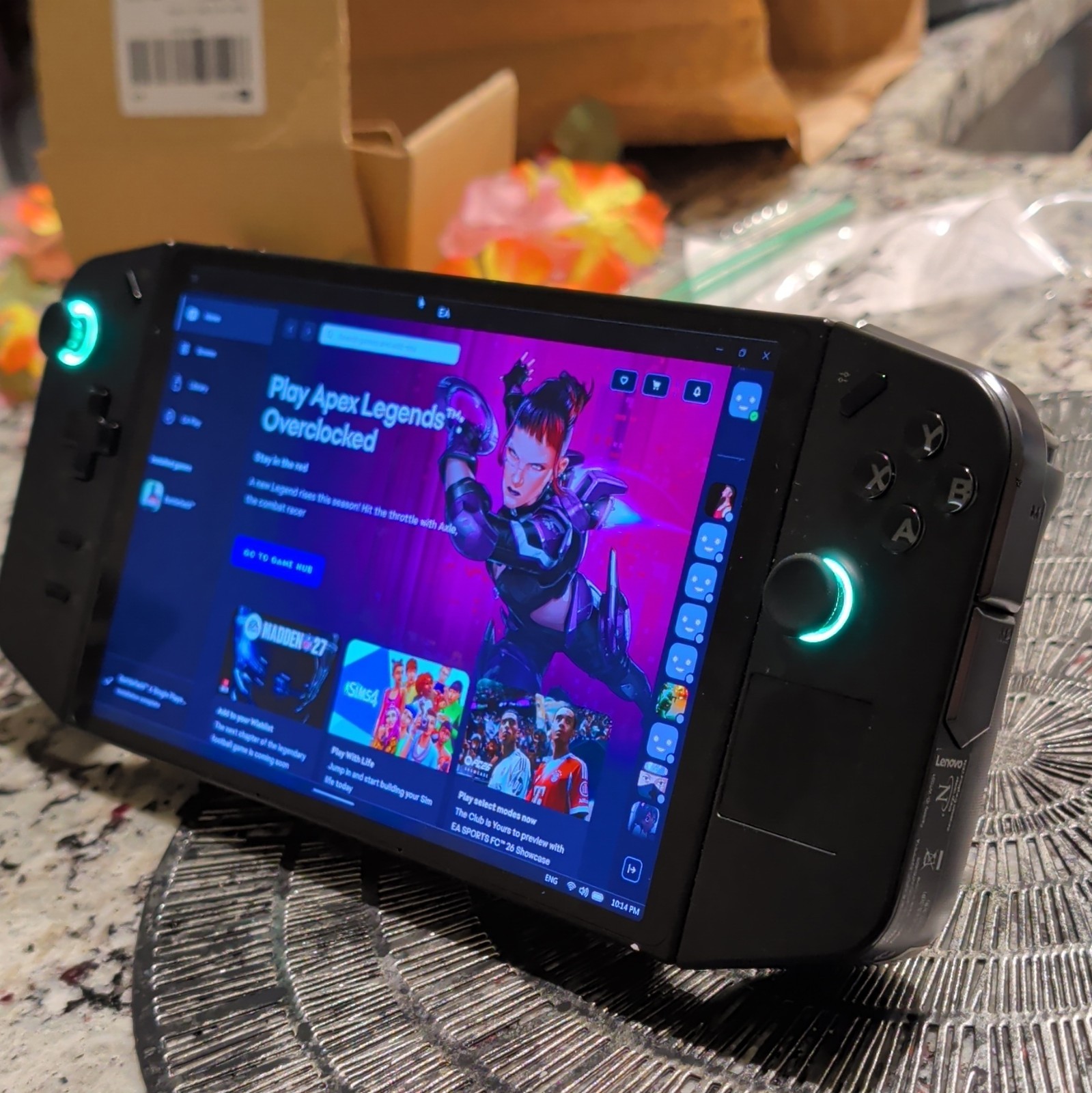 Lenovo Legion GO Handheld Gaming Console Black USB-C Wi-Fi Capability