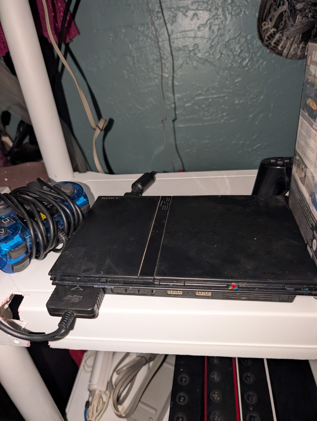Sony PlayStation 2 Slim Console – Black 4 Games