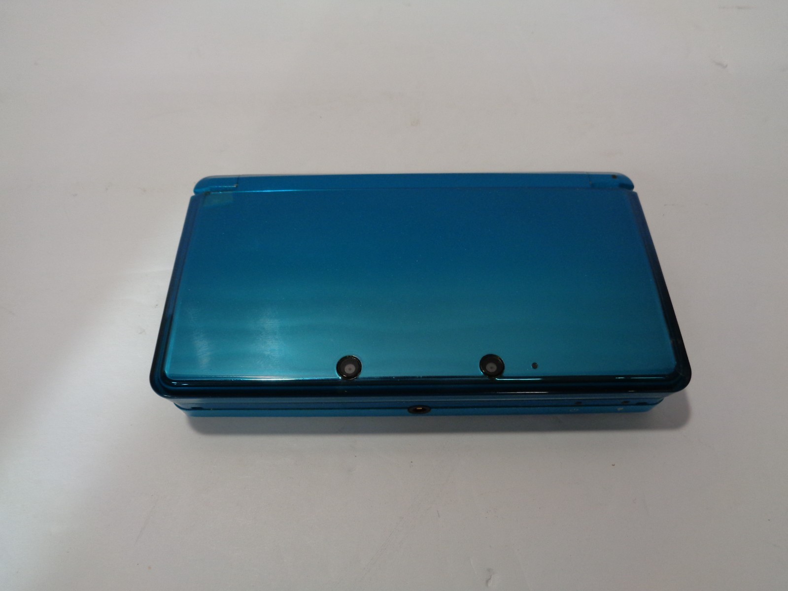 Nintendo 3DS Handheld System Aqua Blue Teal Tested With Stylus