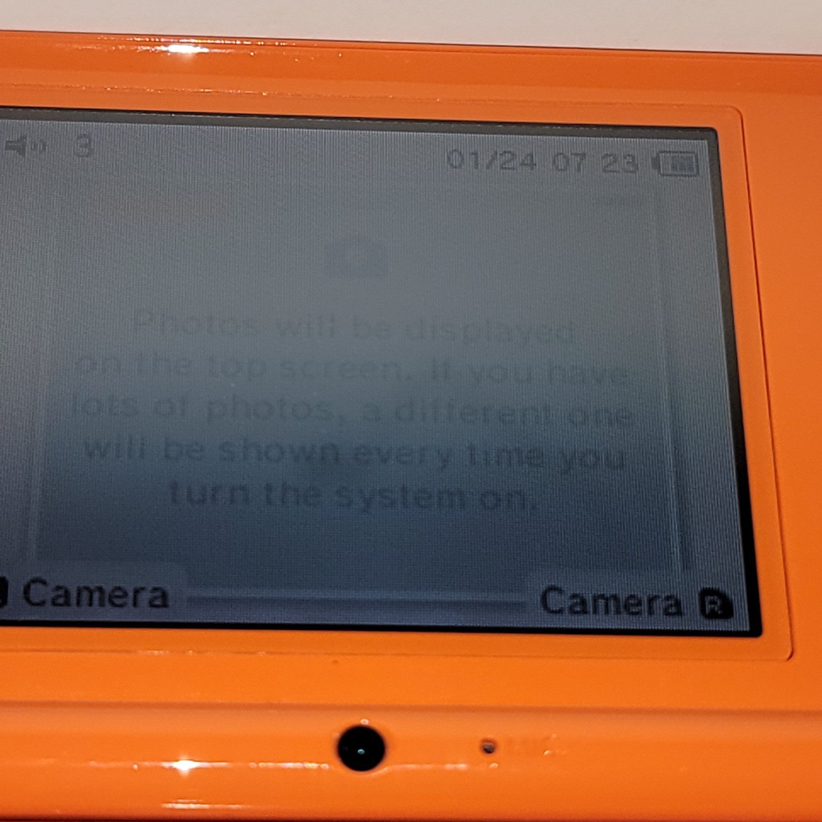 Nintendo DSi Orange Console W/ Sonic Rush Adventure, Stylus, & Charger – READ
