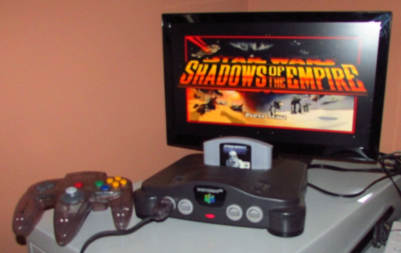 Nintendo 64 Console with 1 Controller & Cables Tested Fast Shipping
