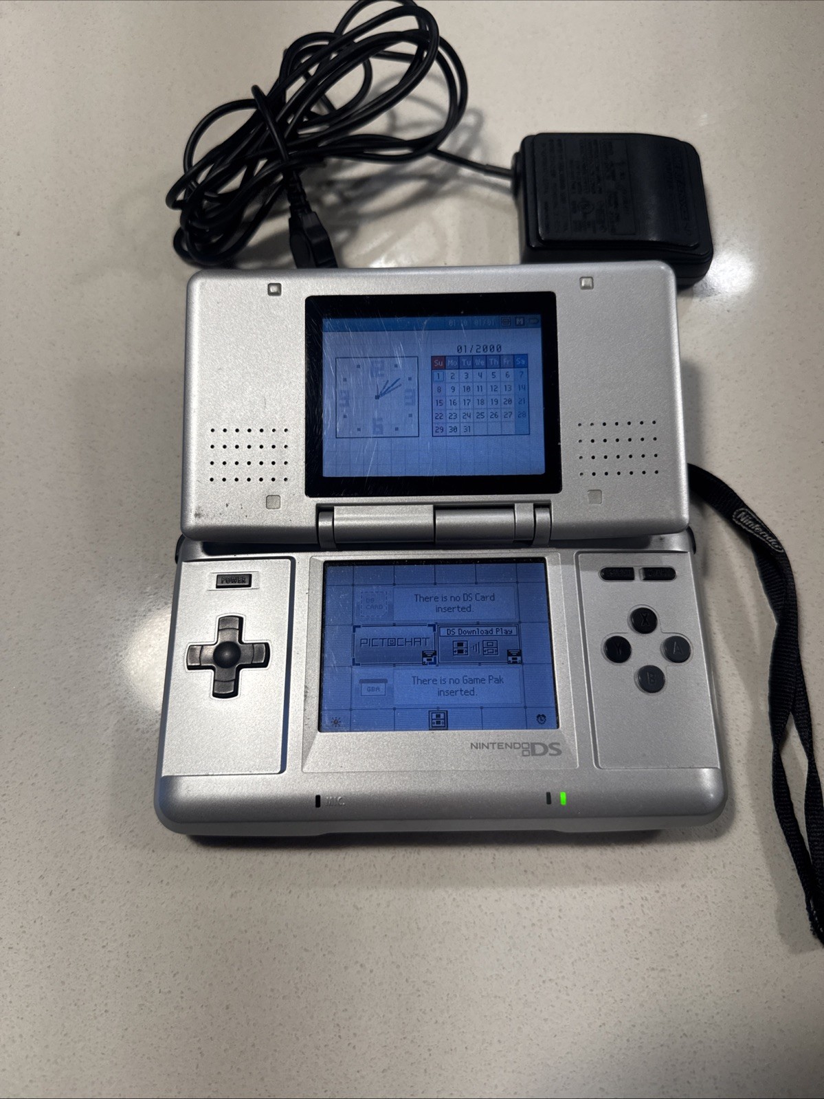Nintendo DS Launch Edition Titanium Handheld System
