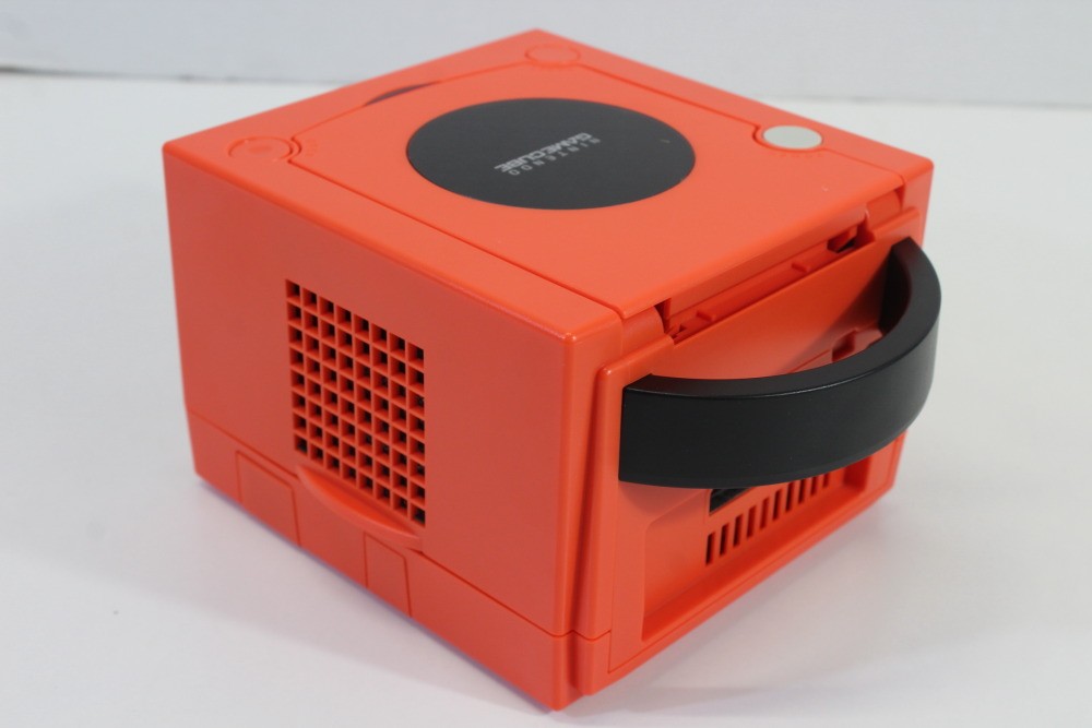 Nintendo Gamecube Console Warm Red x Black Pink LED NTSC-U/C DOL-001 GC PLAY US