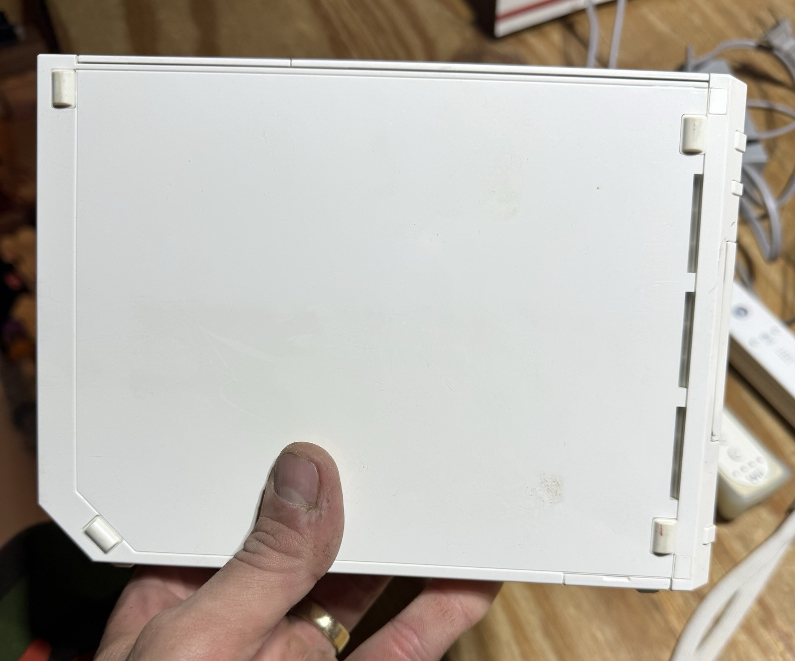 Nintendo Wii Launch Edition White Console RVL-001 OEM CONTROLLER NUNCHUK Works!