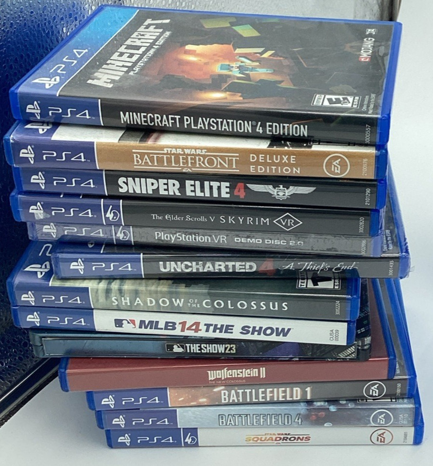 PlayStation 4 And Games Bundle. Does Not Include The PS Plus Membership.