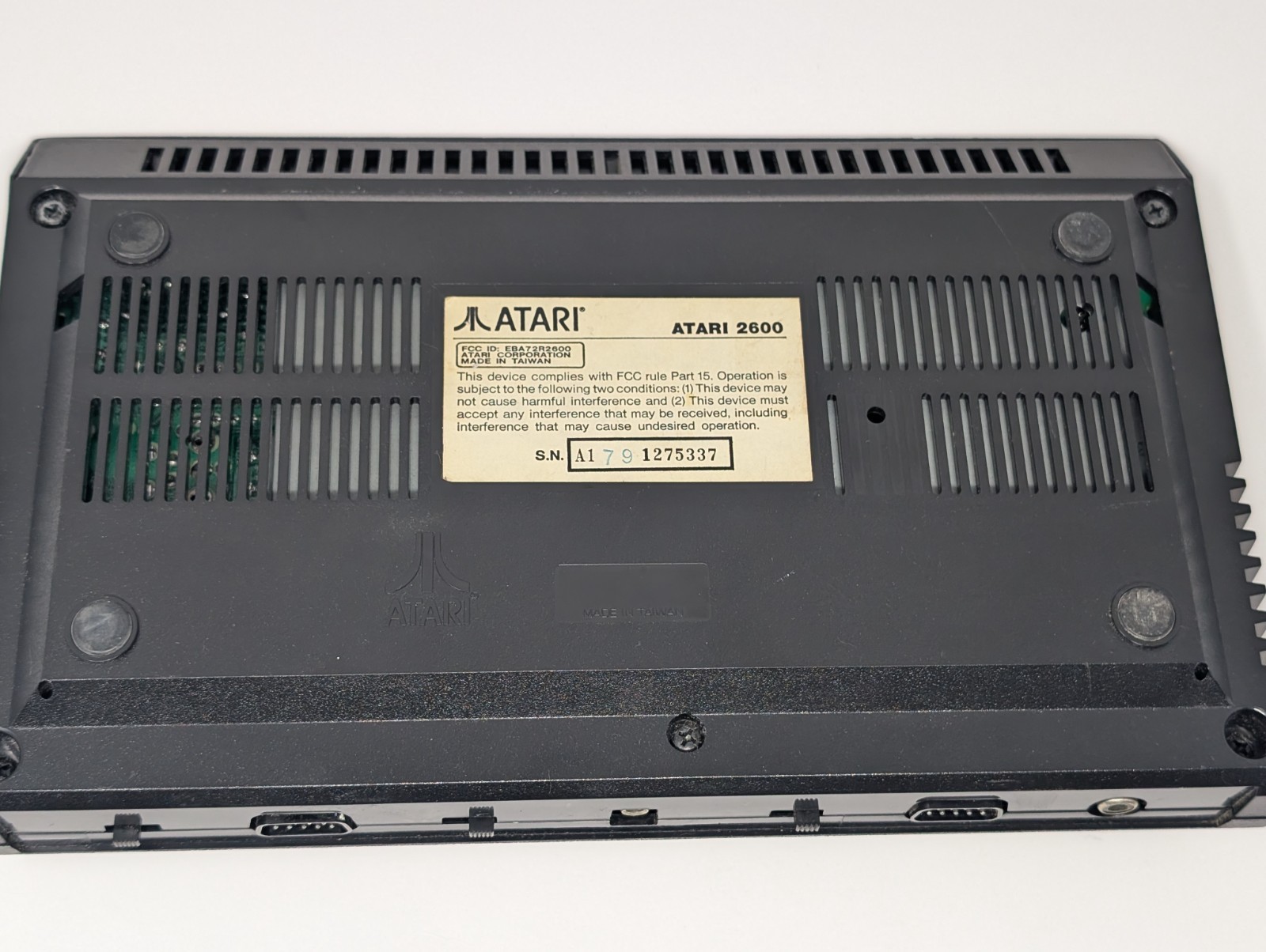 Atari 2600 Junior (Jr.) Console W/ Controllers & All Necessary Cables – Tested