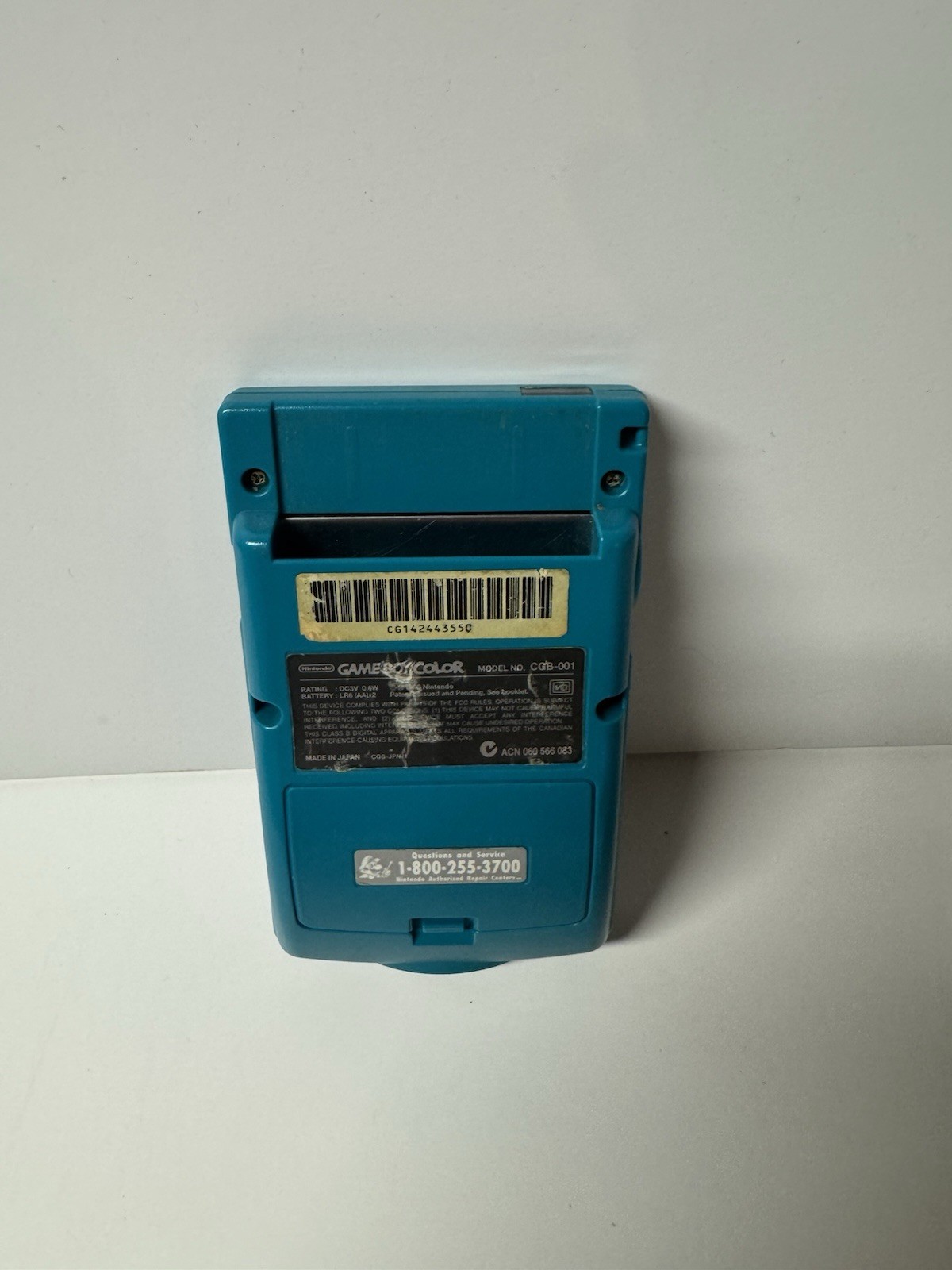 Nintendo Game Boy Color CGB-001 – Teal Blue – 100% OEM – Tested And Working!