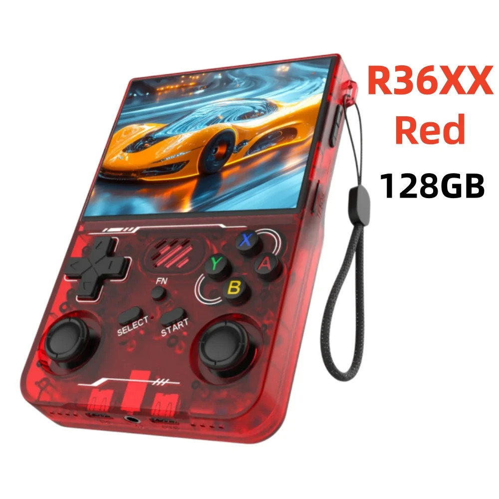 R36S Retro R36 Ultra Handheld Video Game Console IPS Screen 128GB Games Portable