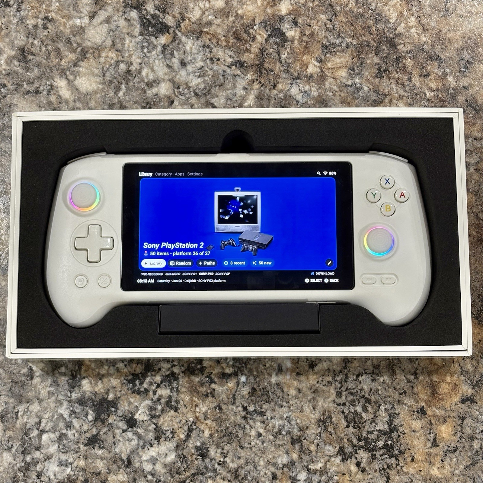 Anbernic RG577 Gaming Handheld, 256GB + 256GB Card, Custom Setup Ready To Play