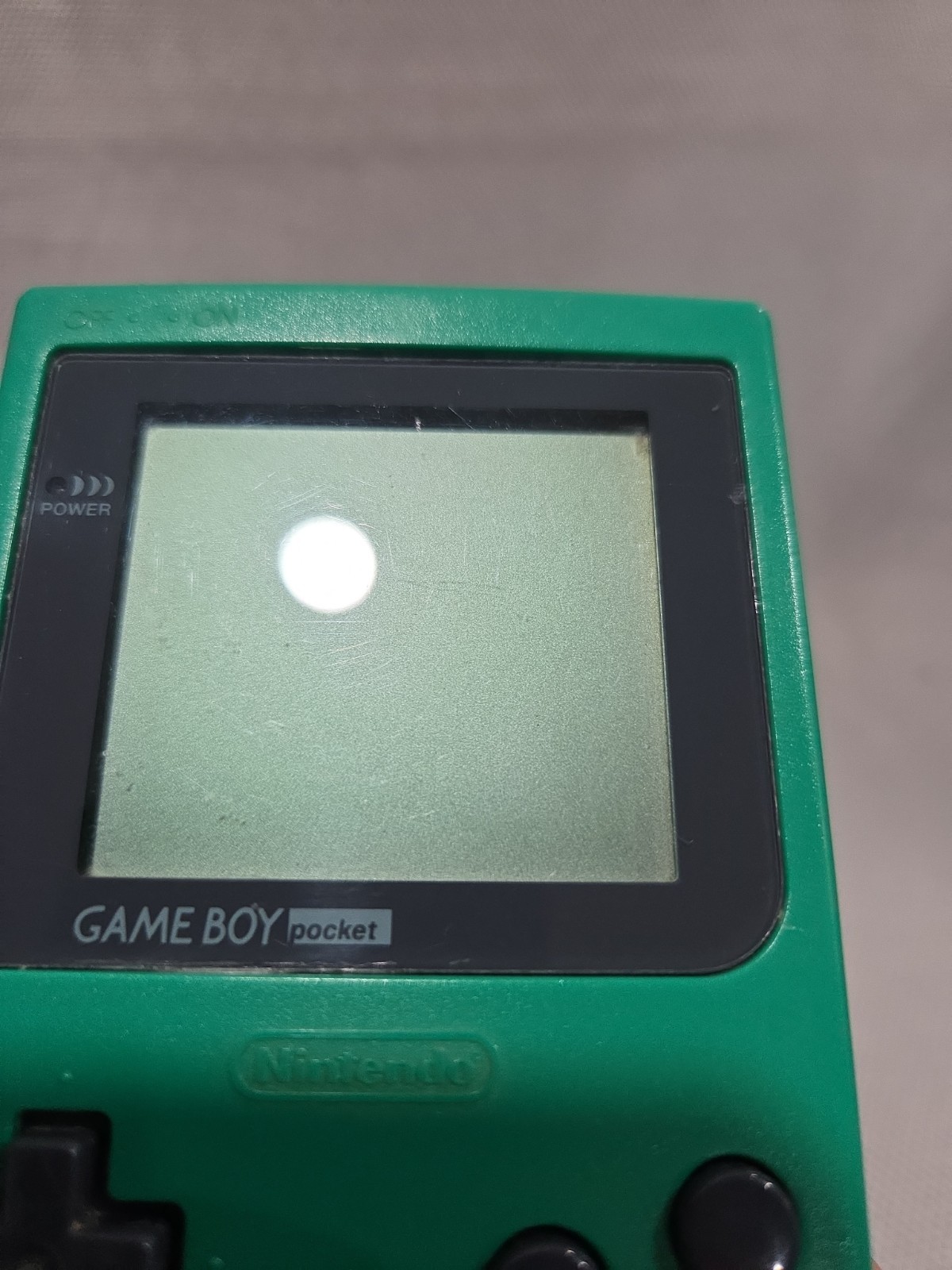 Nintendo GameBoy Game Boy Pocket Green Console Only MGB-001 Tested Working