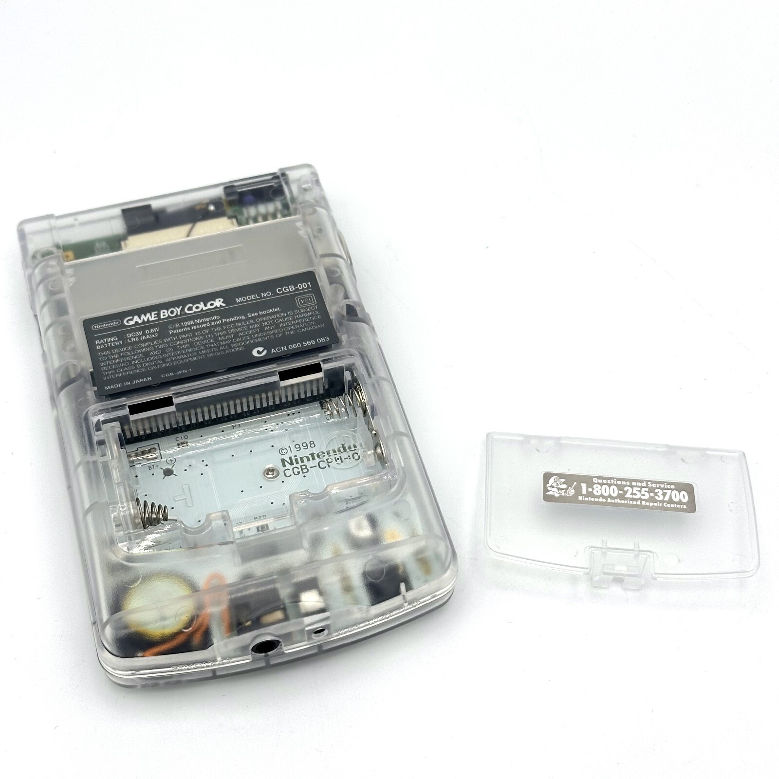 Nintendo Game Boy Color GBC IPS XL Laminated Backlight Backlit Mod Clear Frosted