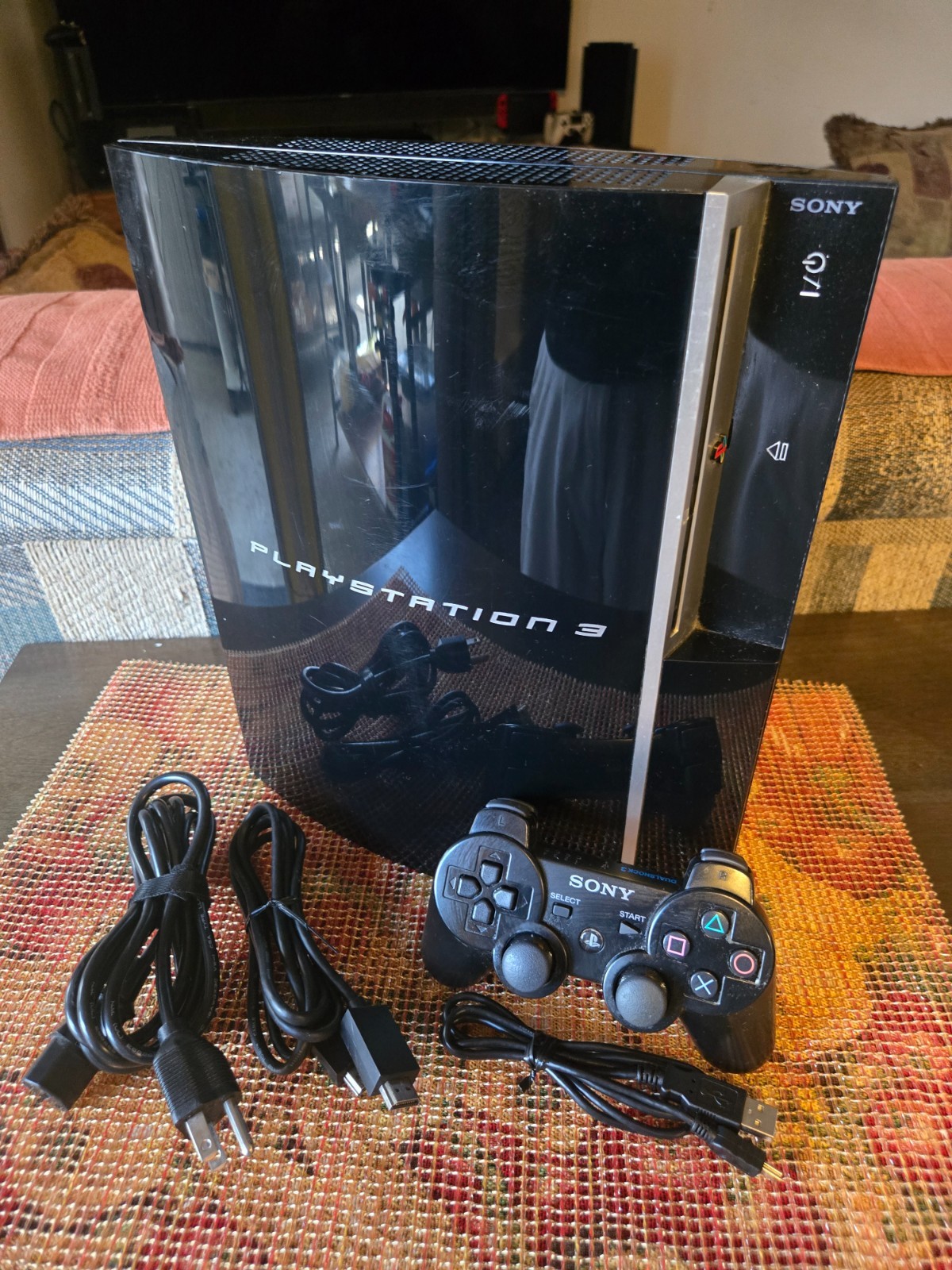 Sony PlayStation 3 Fat 40GB PS3 Console CECHG01 With OEM Controller TESTED