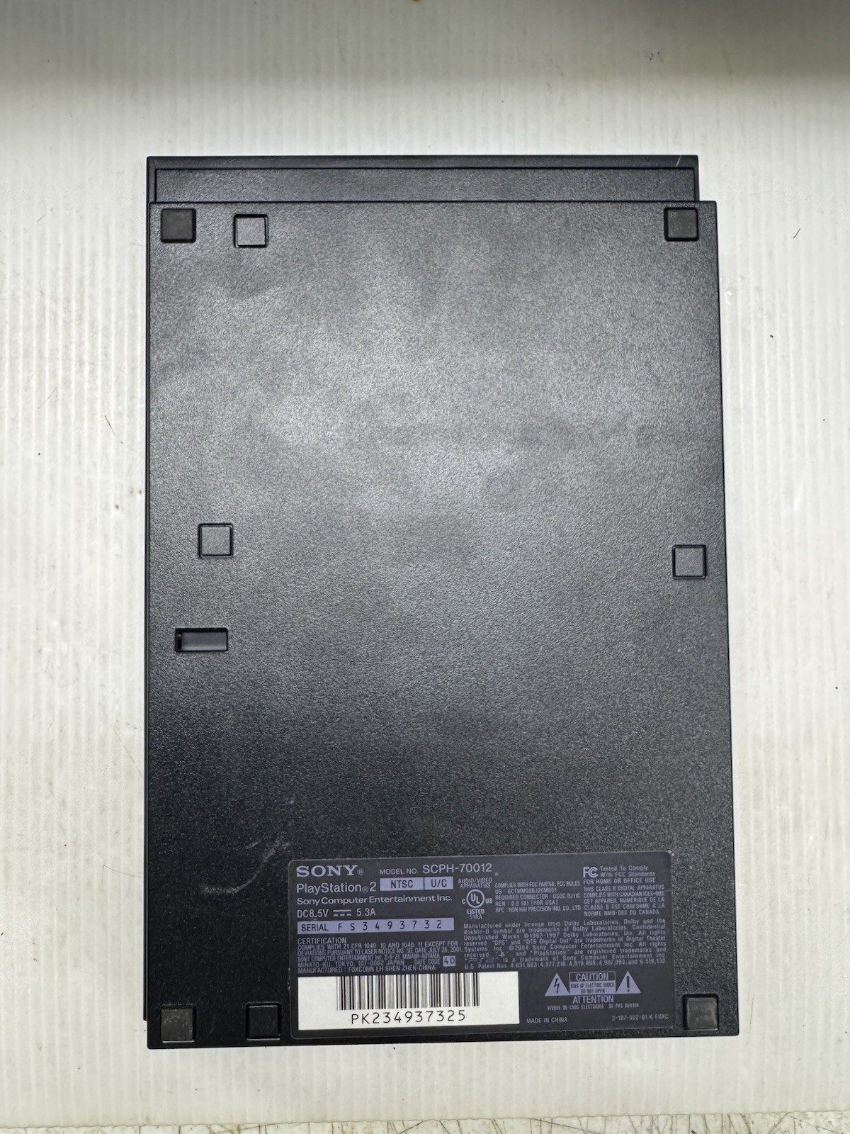 Sony PlayStation 2 Slim Black OEM with 1 Controller, 8MB Memory Card – Tested