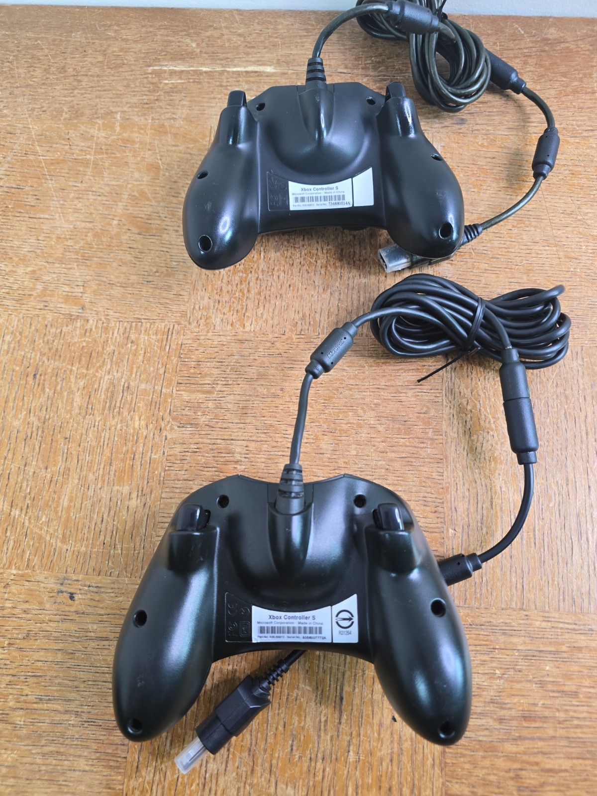Original Xbox Console Bundle w/ 4 OEM Controllers & Cables & Halo 1&2 – Tested