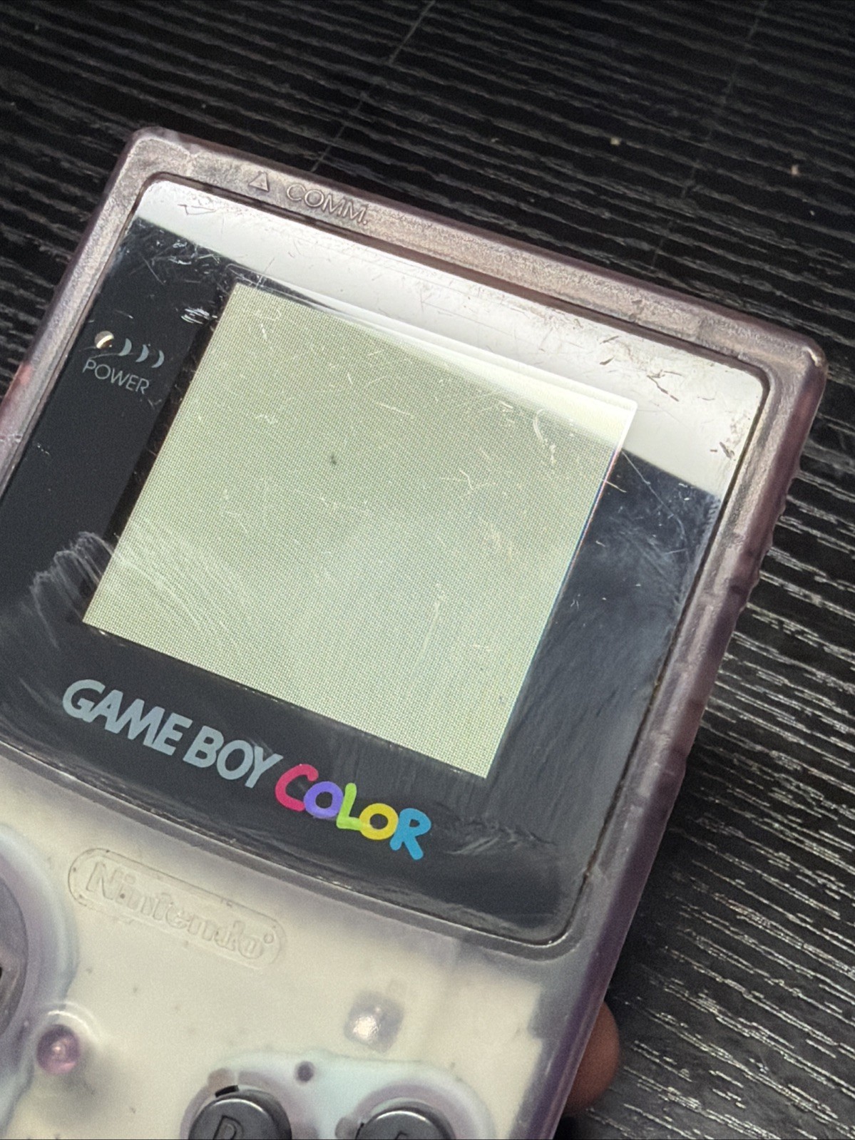 Nintendo Game Boy Color Atomic Purple Handheld System CGB-001 Retro Console