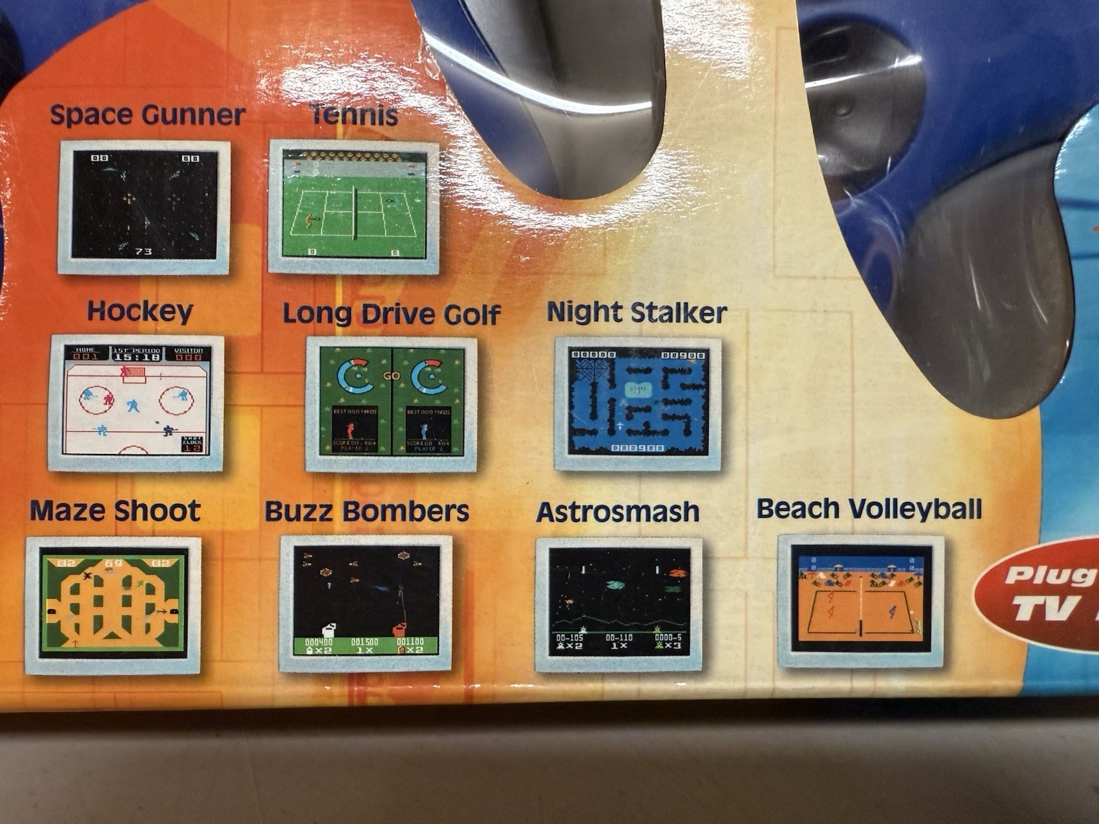 2005 INTELLIVISION X2 15 VIDEO GAME SYSTEM PLUG AND PLAY 2 CONTROLLERS