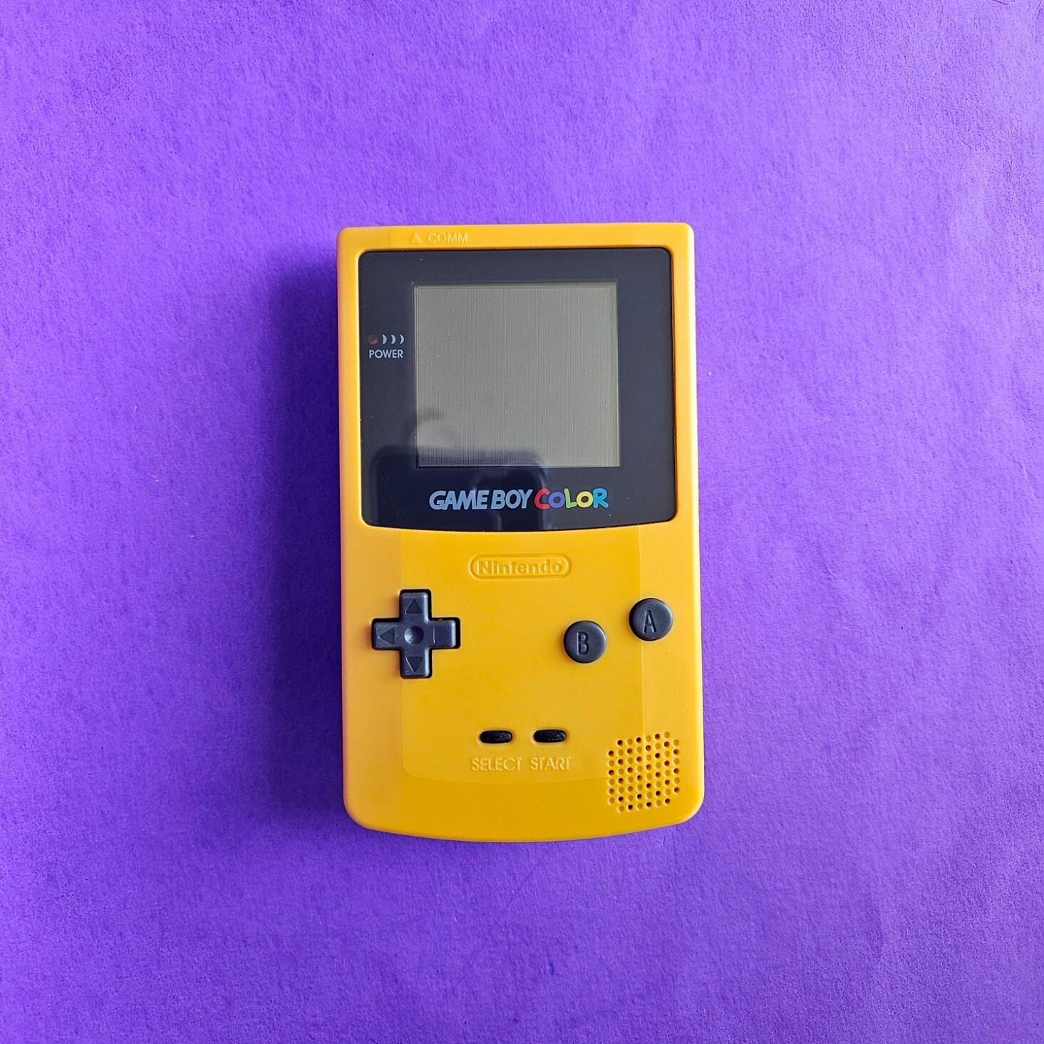 Nintendo Game Boy Color Dandelion Yellow 👾 CGB-001 GBC RESTORED NEW BODY