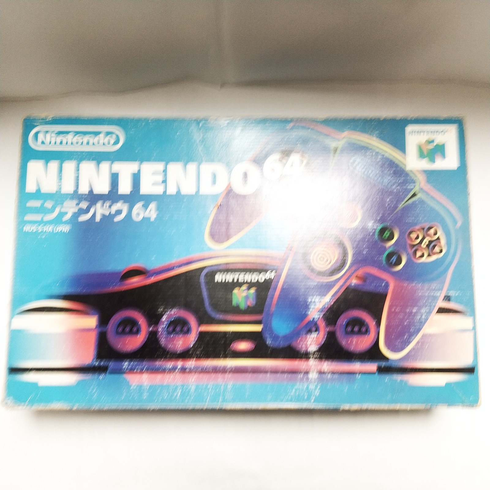 Nintendo 64 N64 Console Black Japan NUS-001 w/box,manual,Cables Working
