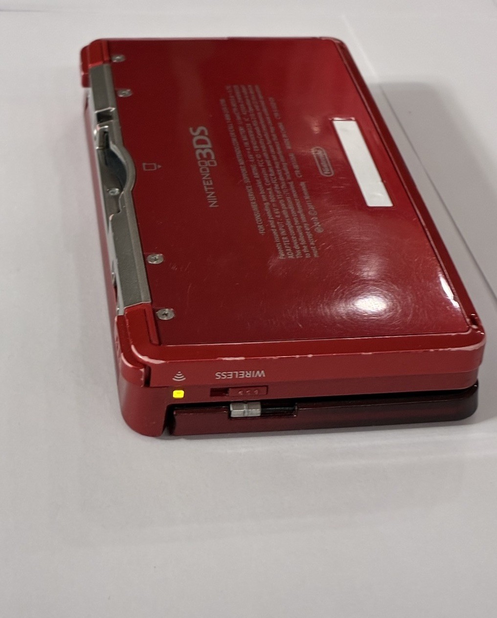 Nintendo 3DS Red Handheld Console included AC Adapter