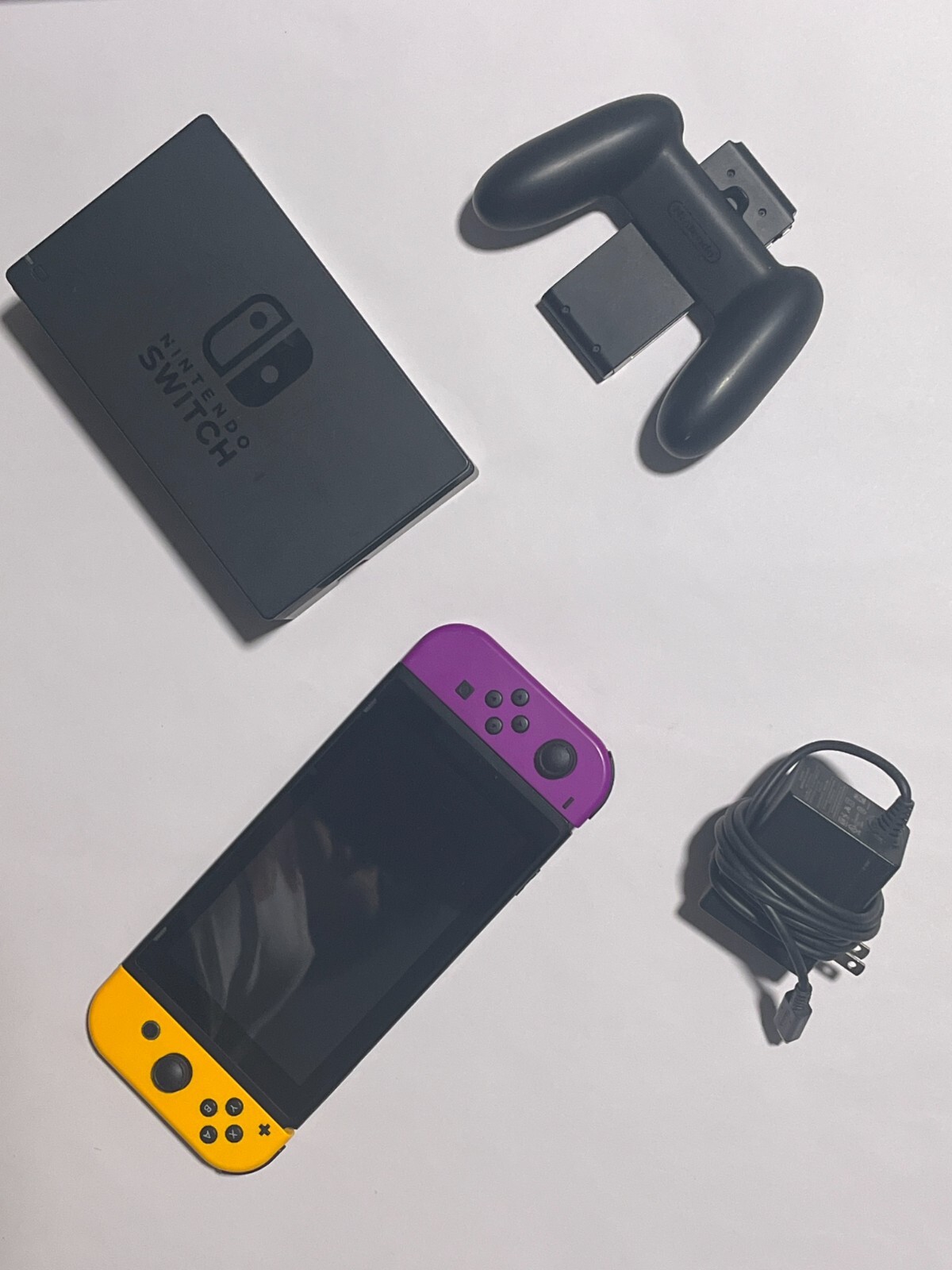 Nintendo Switch 32GB Gray Console with Purple & Orange Joy-Con