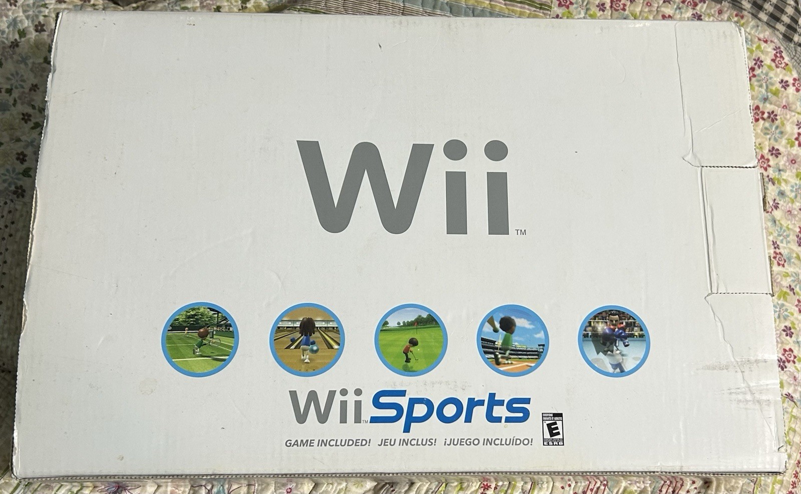 Nintendo Wii Sports White Home Console CIB Complete in Box Without Game-NICE!