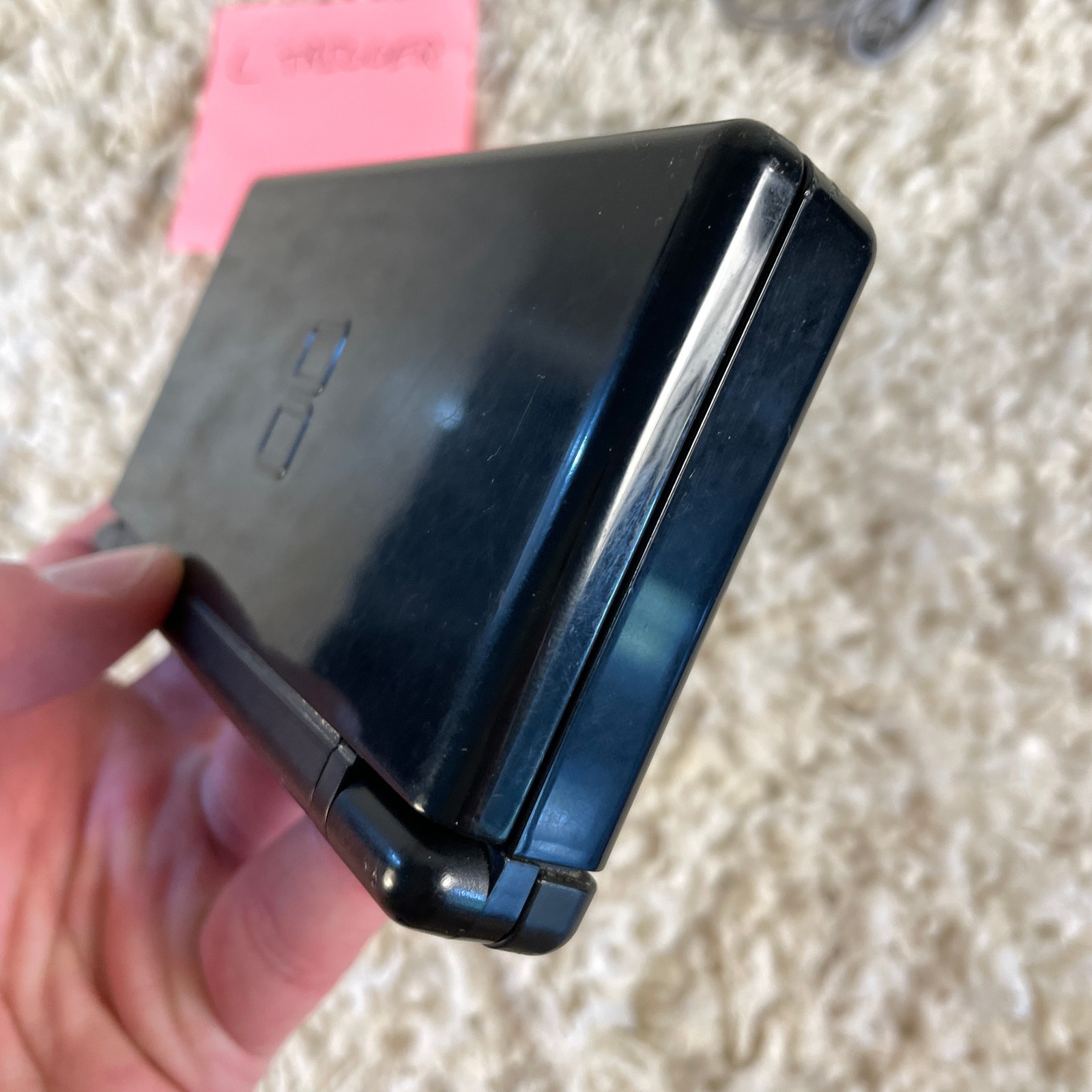 Nintendo DS Lite Handheld Console Onyx Black USG-001 READ