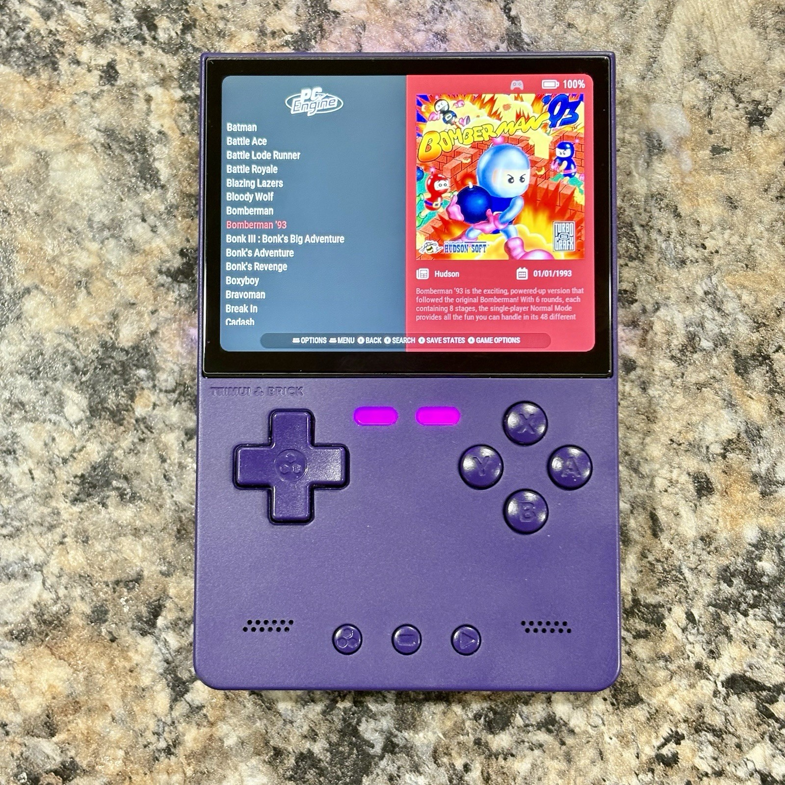 Trimui Brick Retro Gaming Handheld, New 64GB Card, Custom Loaded Ready To Play