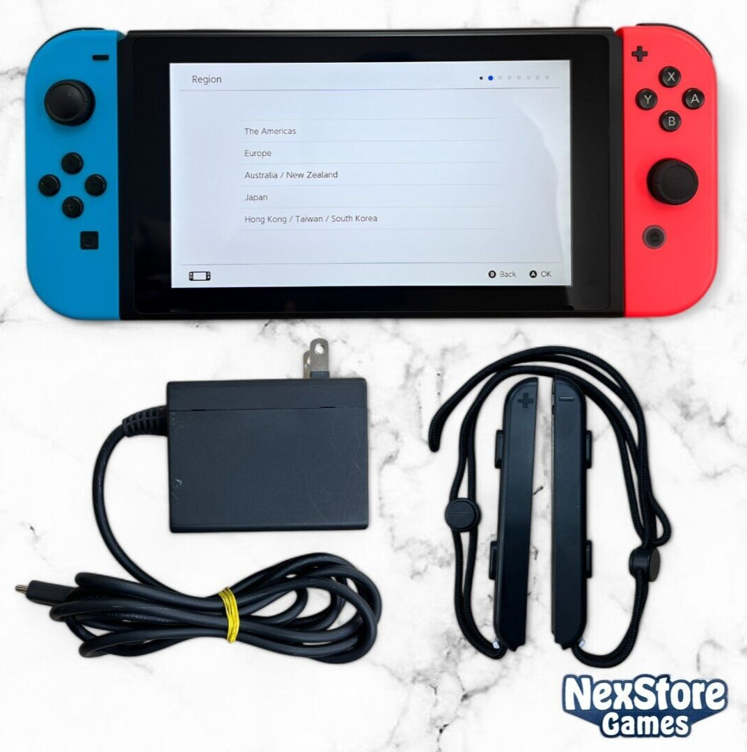Nintendo Switch Console HAC-001 Joy Con Dock Grip Charger HDMI Choice of sets JP