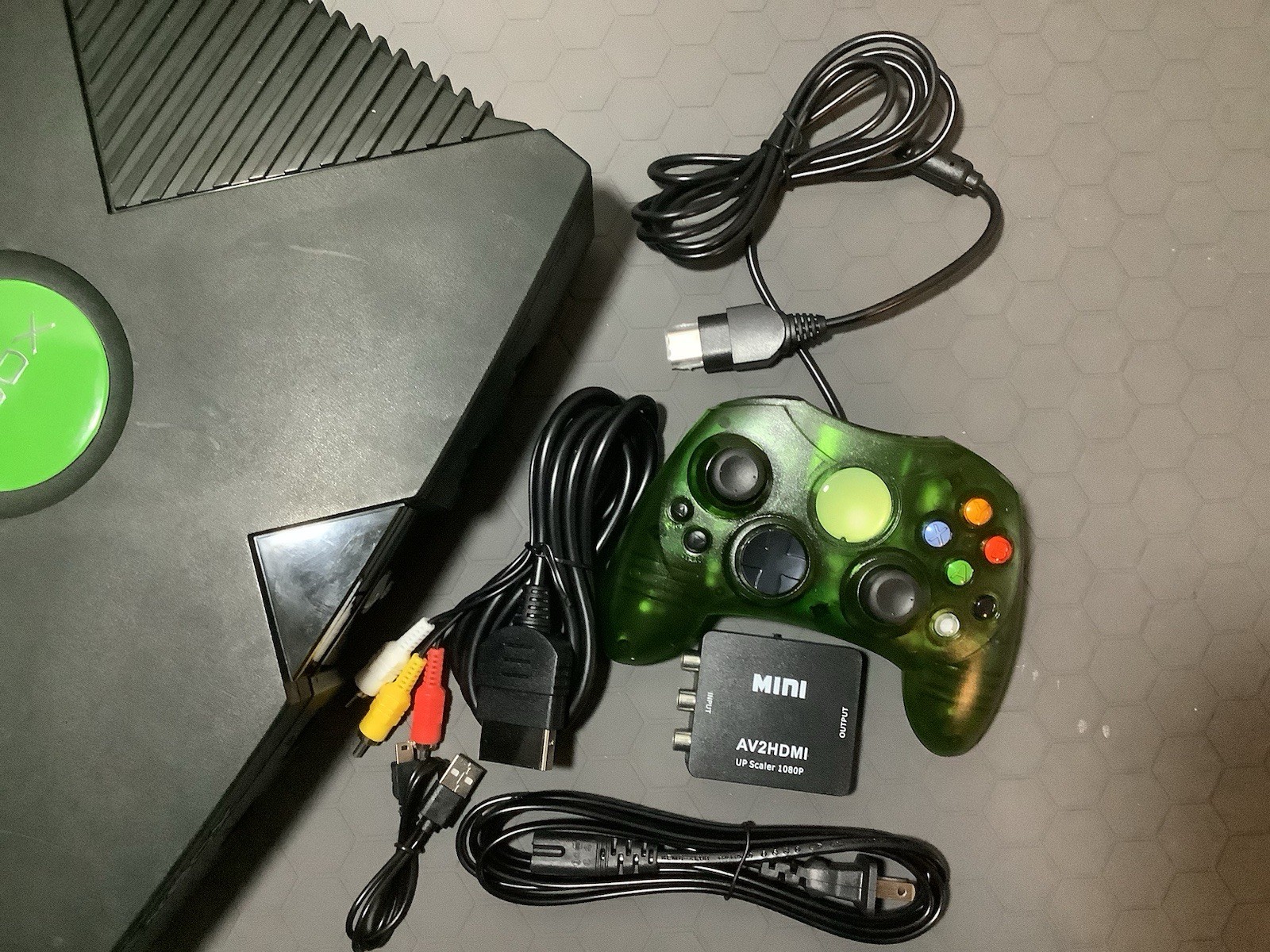 010 Xbox Original Console W/ Samsung Drive, Cords, New Belt & Thermal Paste