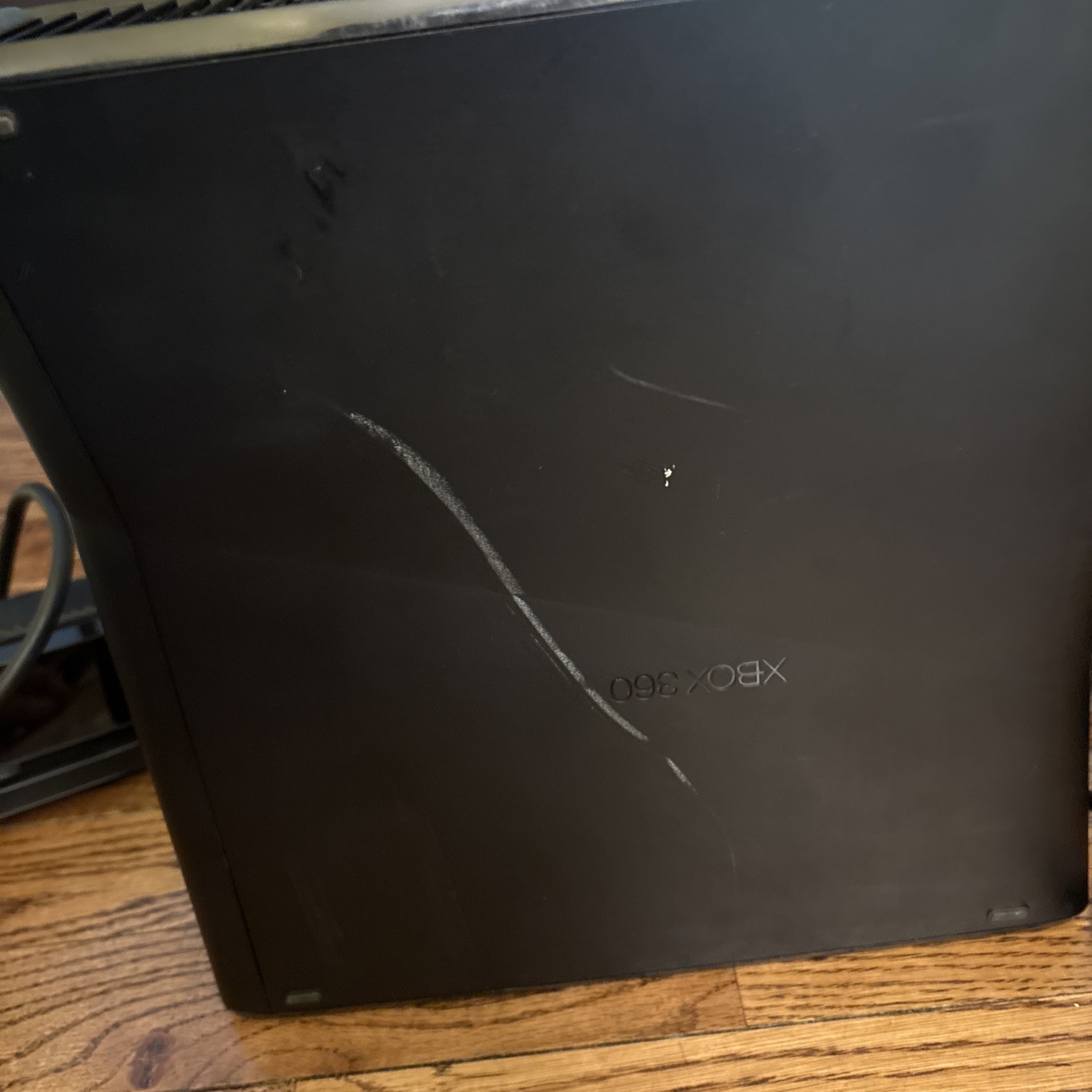 Microsoft Xbox 360 S Console With OEM Power Supply Black (1439) W/Kinect. TESTED