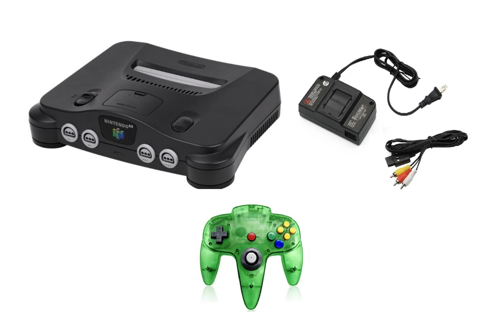 REFURBISHED N64 Nintendo 64 Console – CHOOSE BUNDLE! Mario, Mario Kart, or Smash