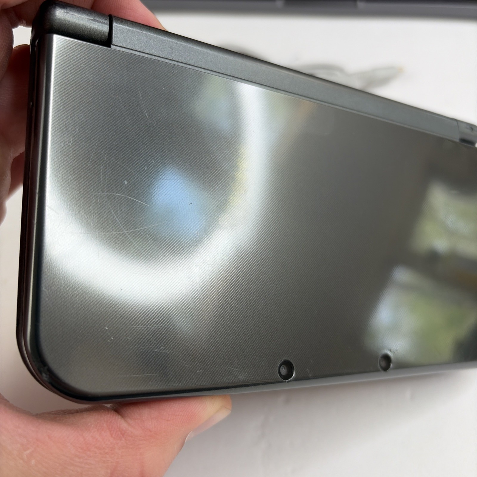 New Nintendo 3DS XL Gray Black Console Repair! READ W Charger Stylus US Version