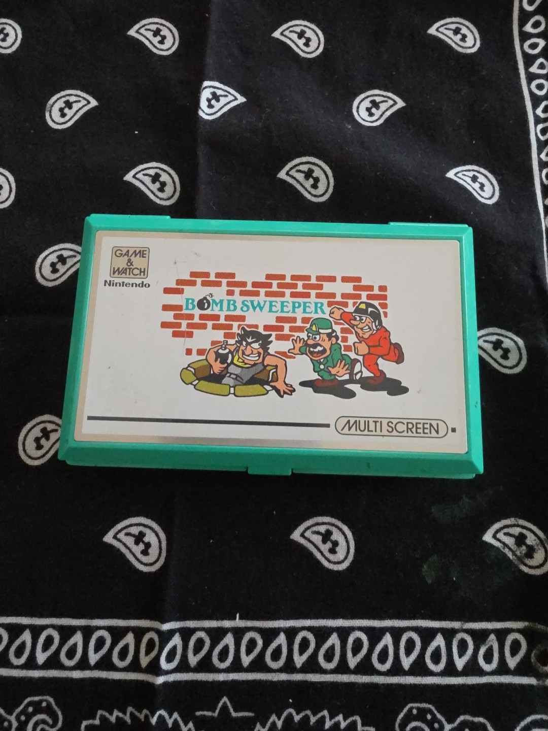 Nintendo Game & Watch Bomb Sweeper BD-62 1987 Multi Screen WORKING