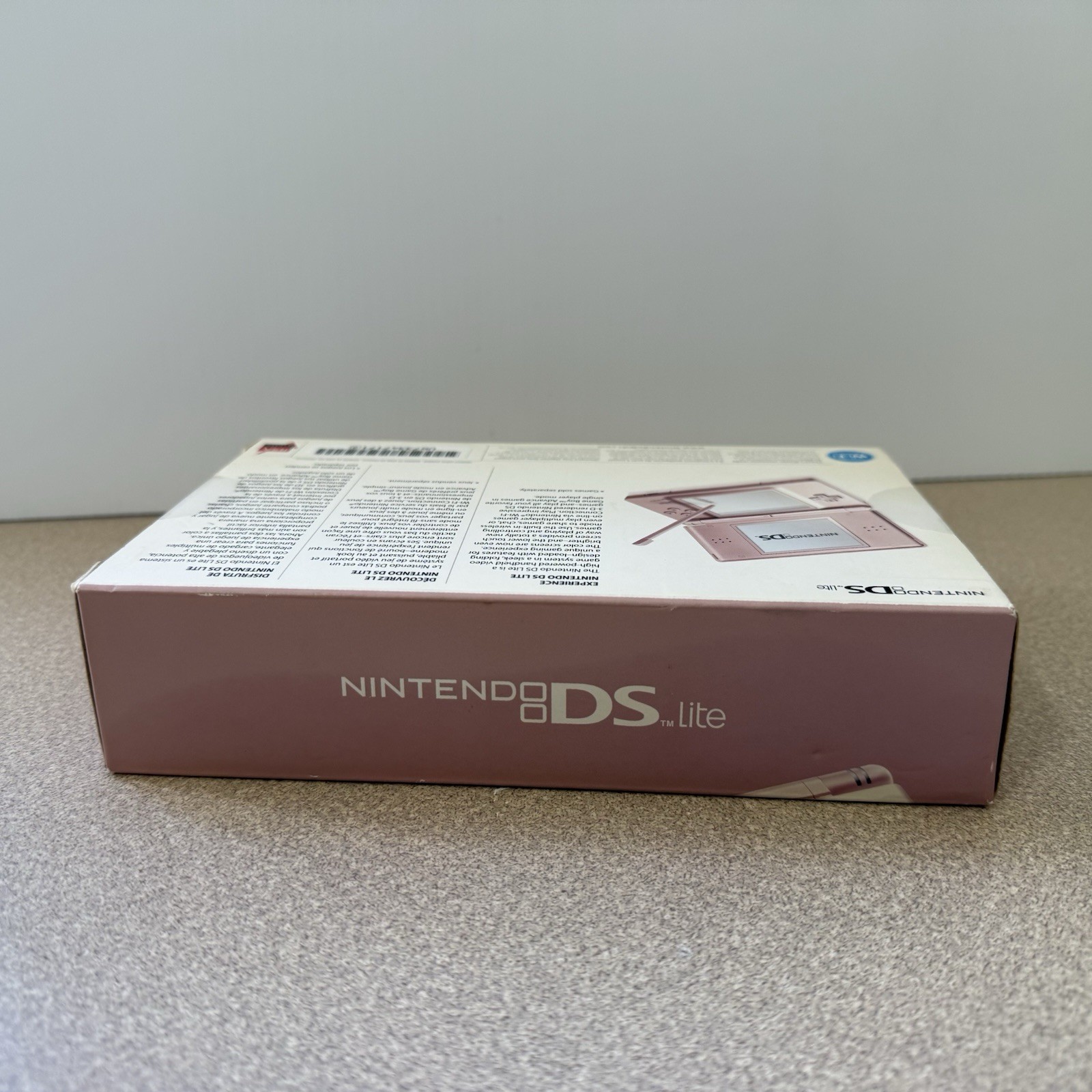Brand New Factory Sealed Nintendo Metallic Rose Pink DS Lite Console USA