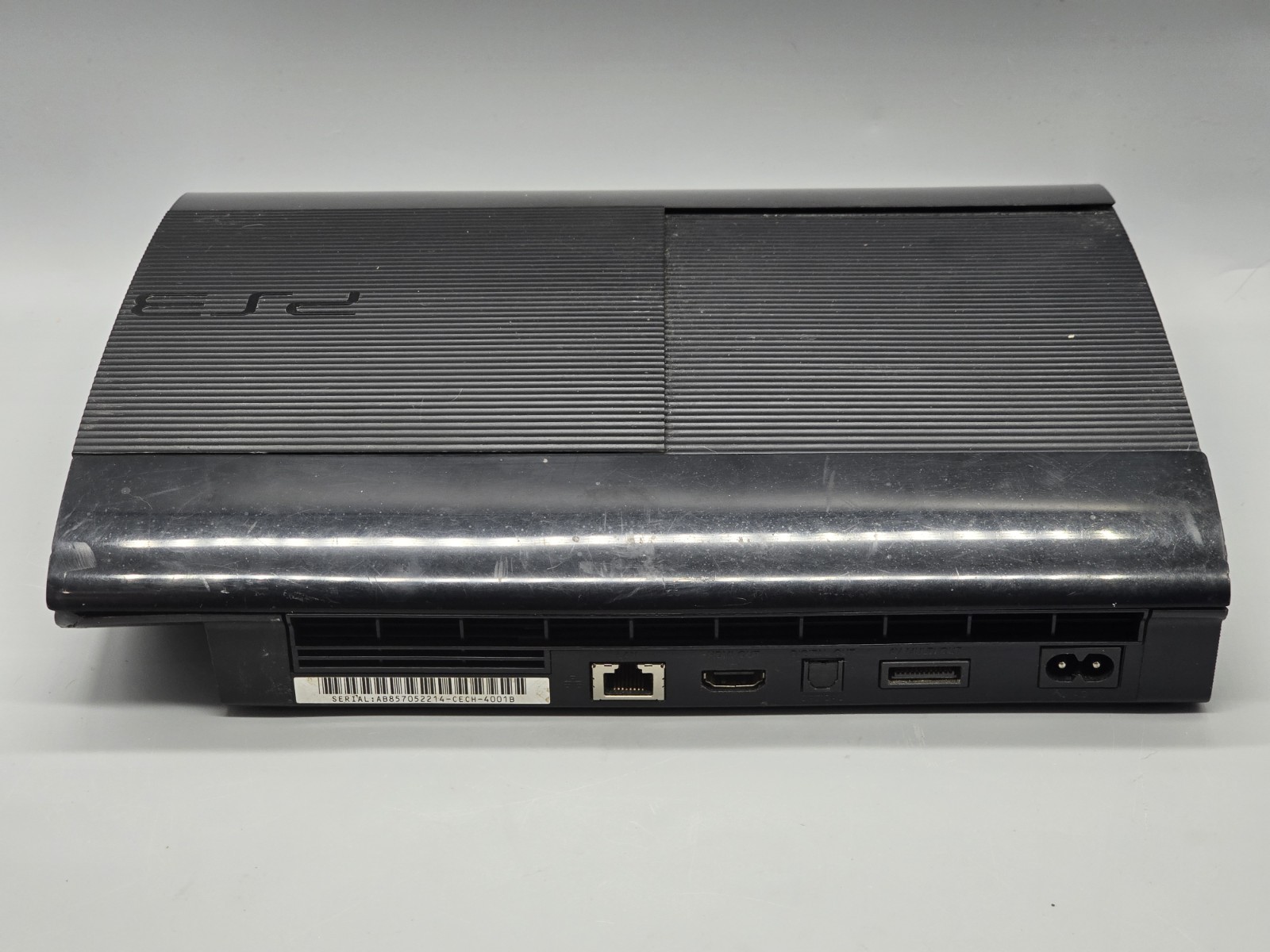 PlayStation 3 PS3 Super Slim CECH-4001B 250GB Controller Games Cords Tested READ