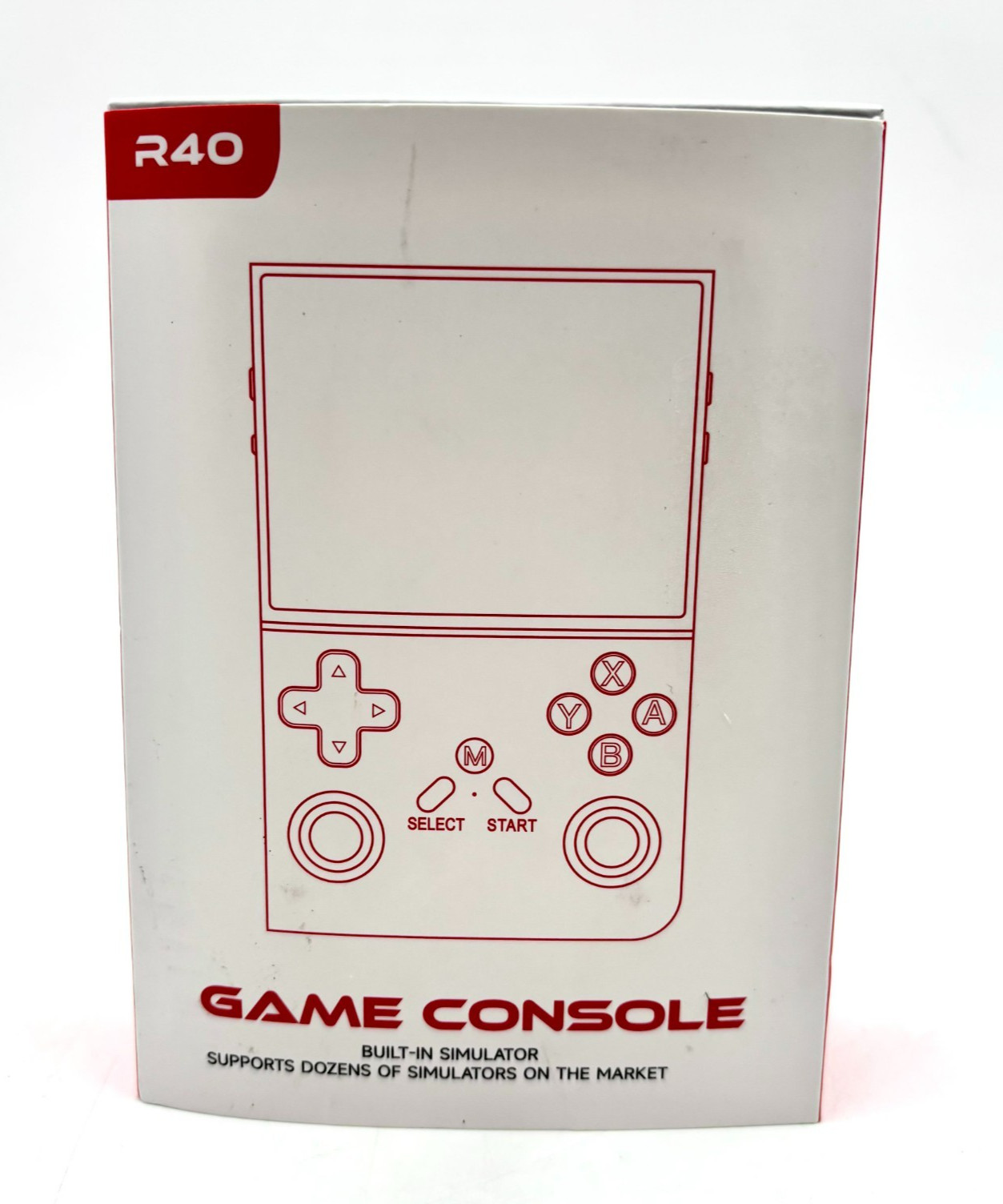 Handheld Retro Style Gaming Console w/ Built In Speaker – Blue Model R40