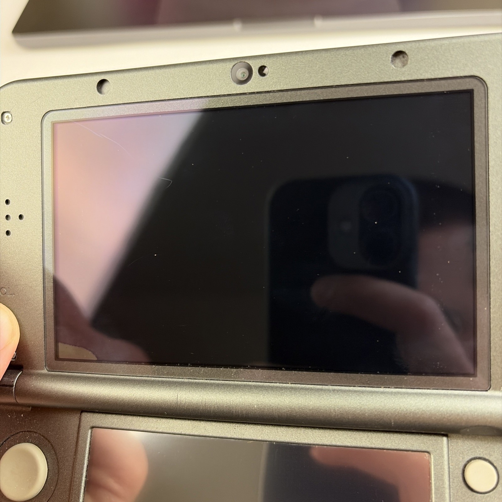 New Nintendo 3DS XL Gray Black Console Repair! READ W Charger Stylus US Version