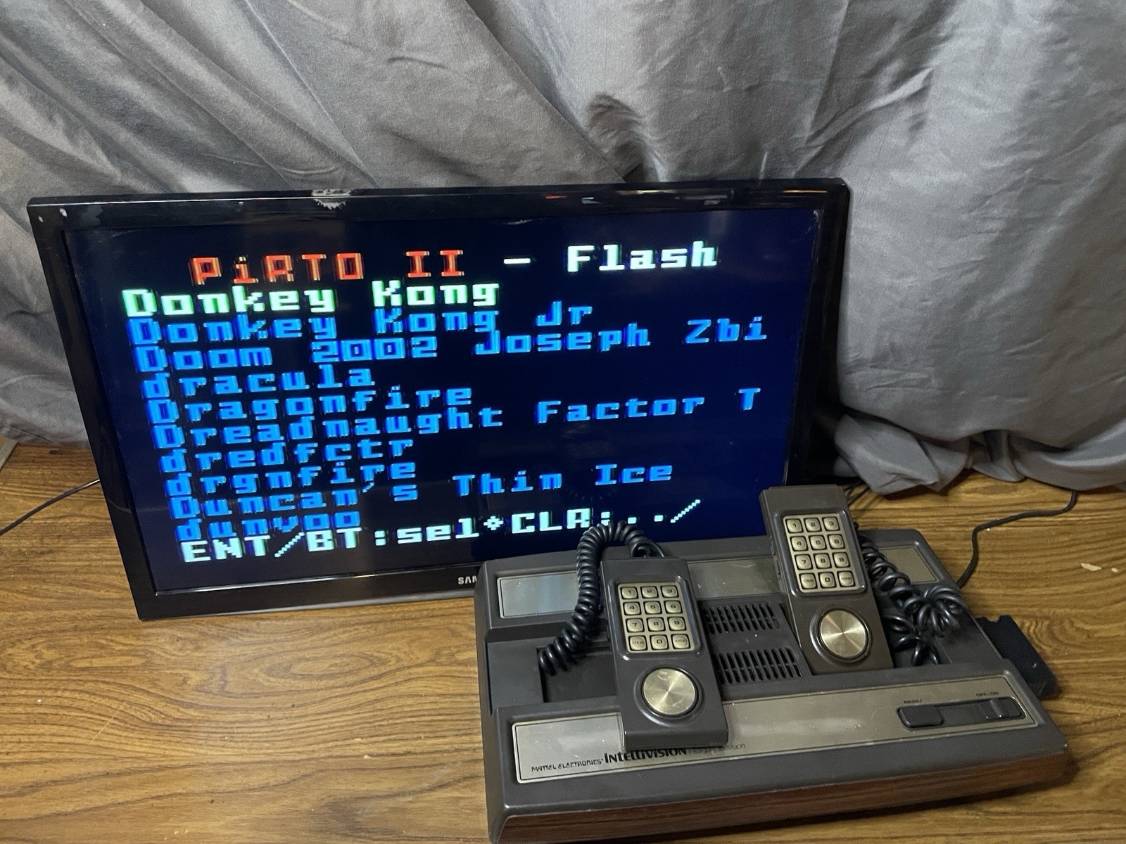 Intellivision Game Console Composite Mod + 32 CIB Games, Multicart, Intellivoice